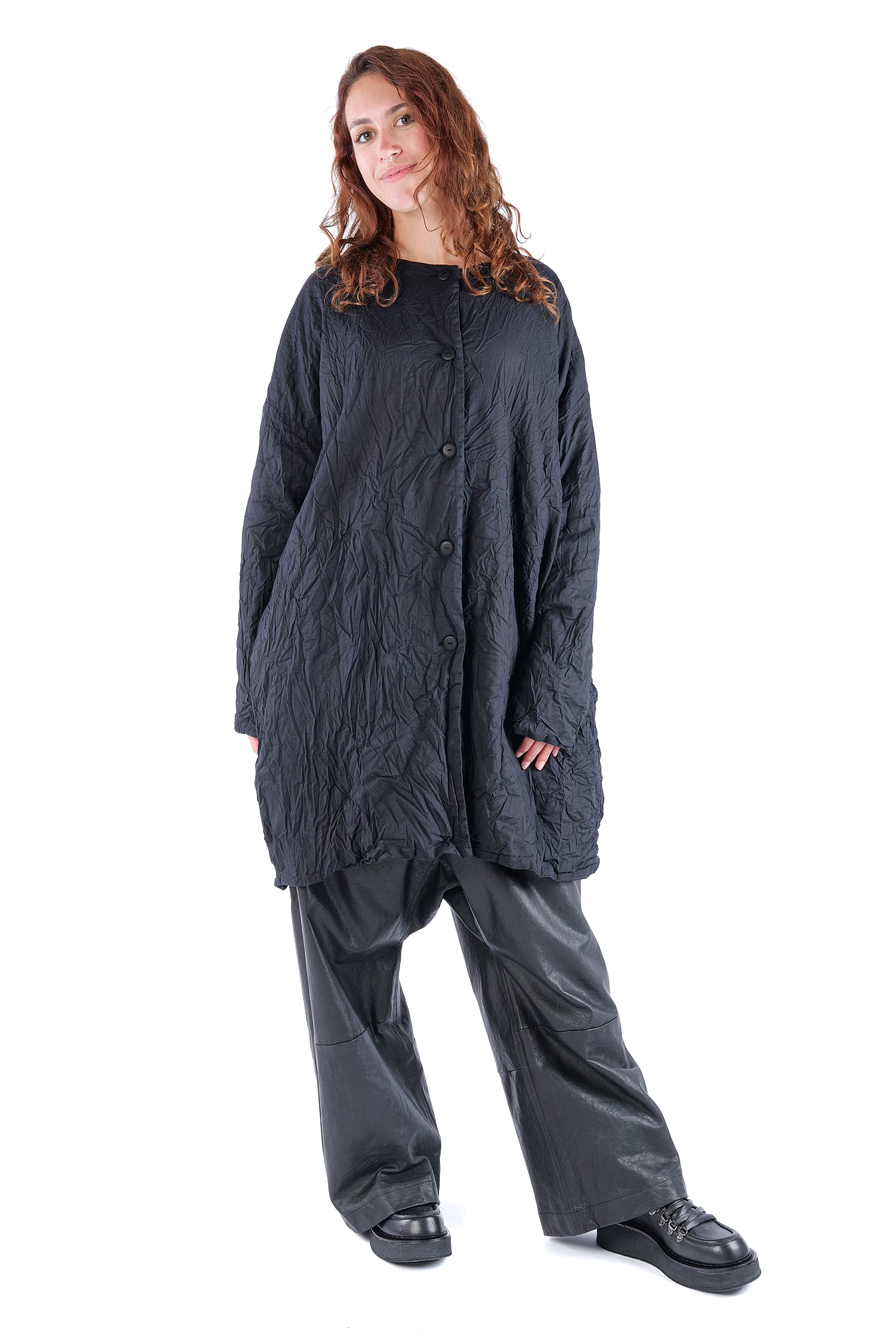 Oversize Jacke - Schwarz - Minebare
