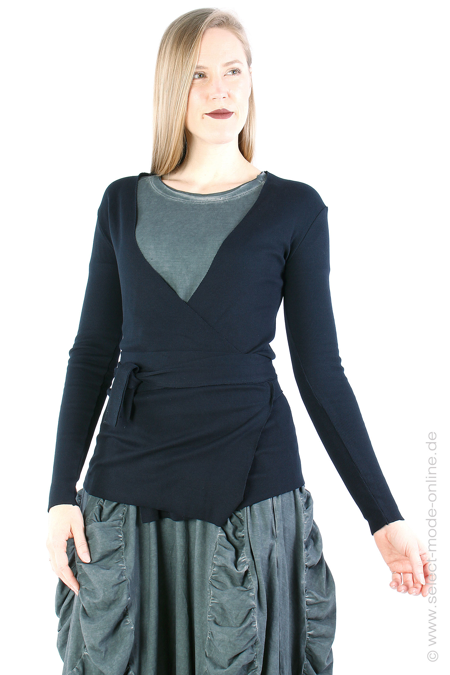 Wrap jacket - black - SA2046