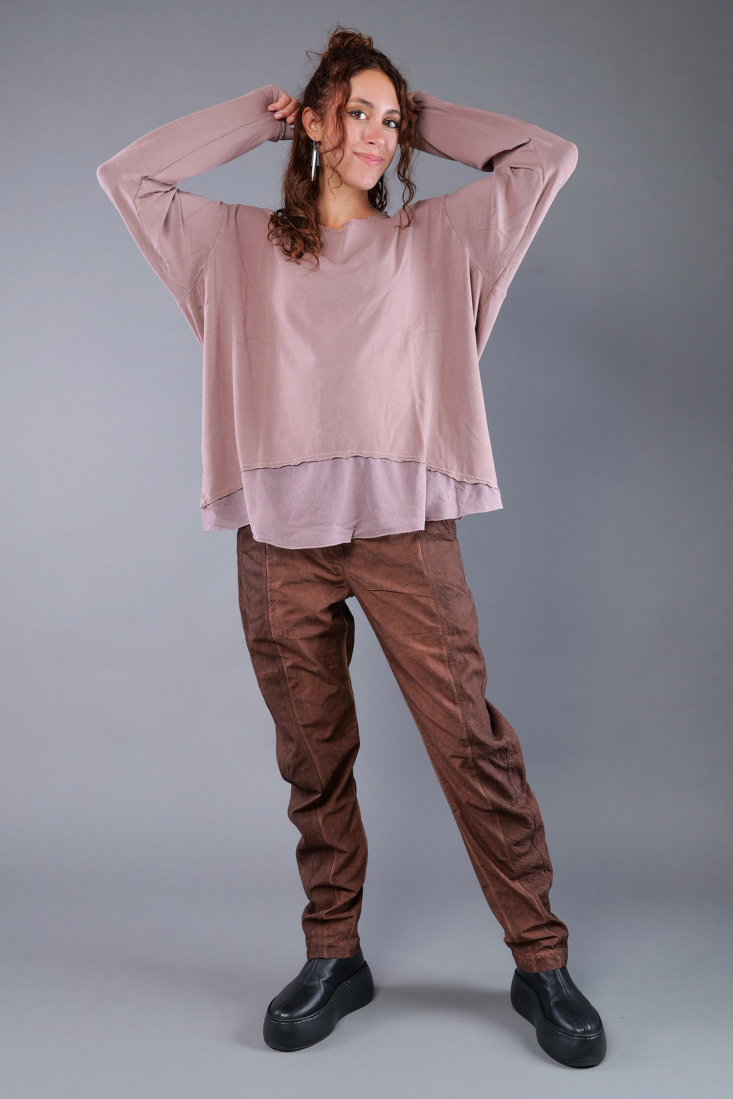 Shirt mit Tüll - Crystal - 2263510502