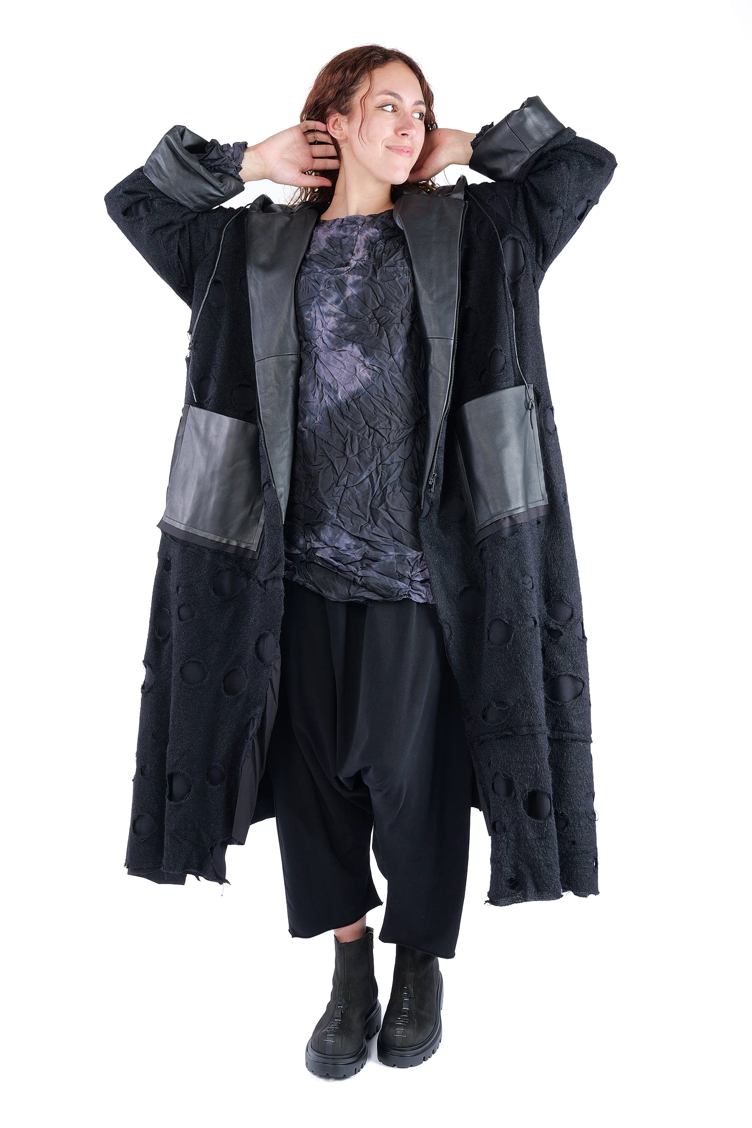 Unique coat - black - J.Azira