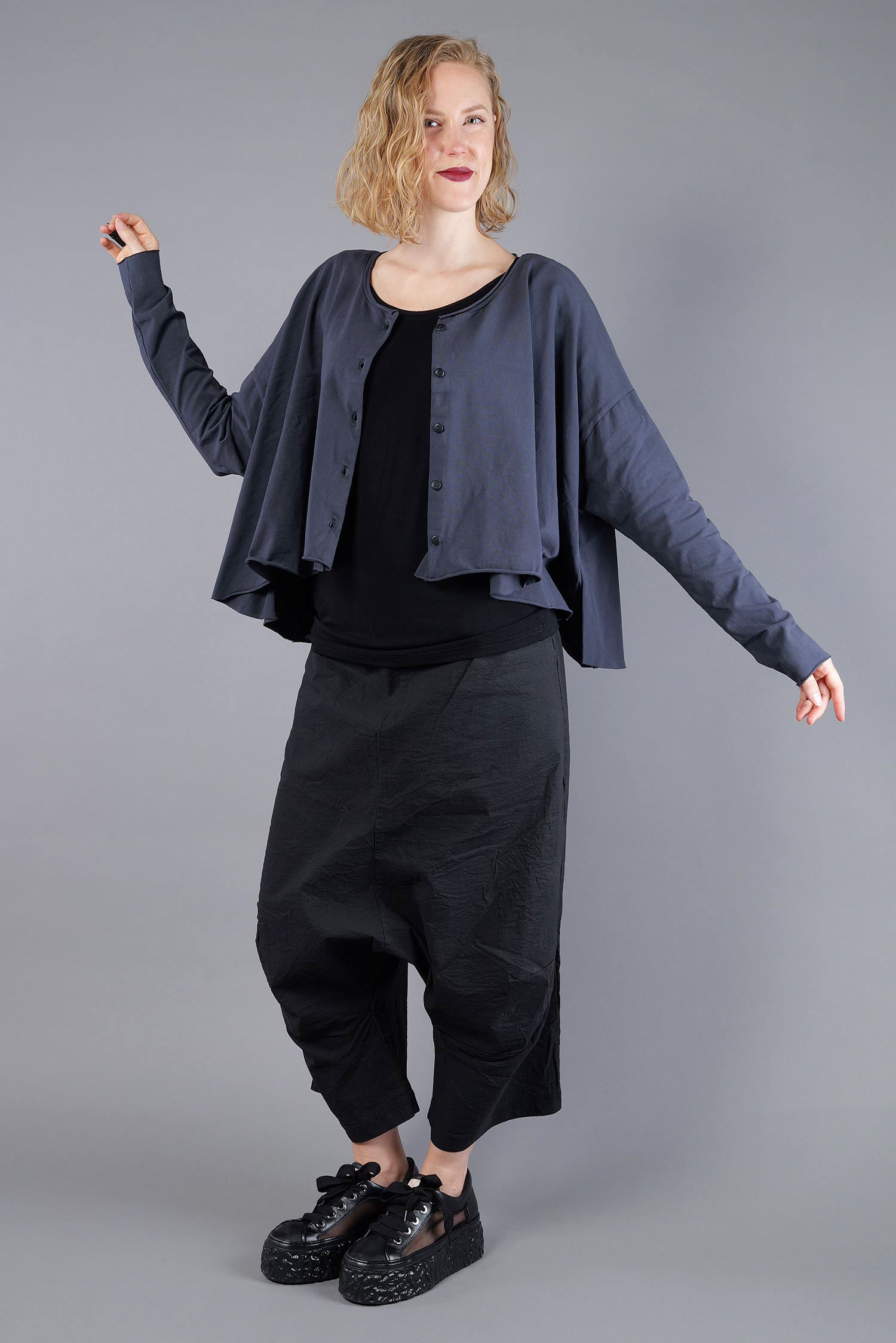 Oversize Jerseyjacke - Satt - Soulviel
