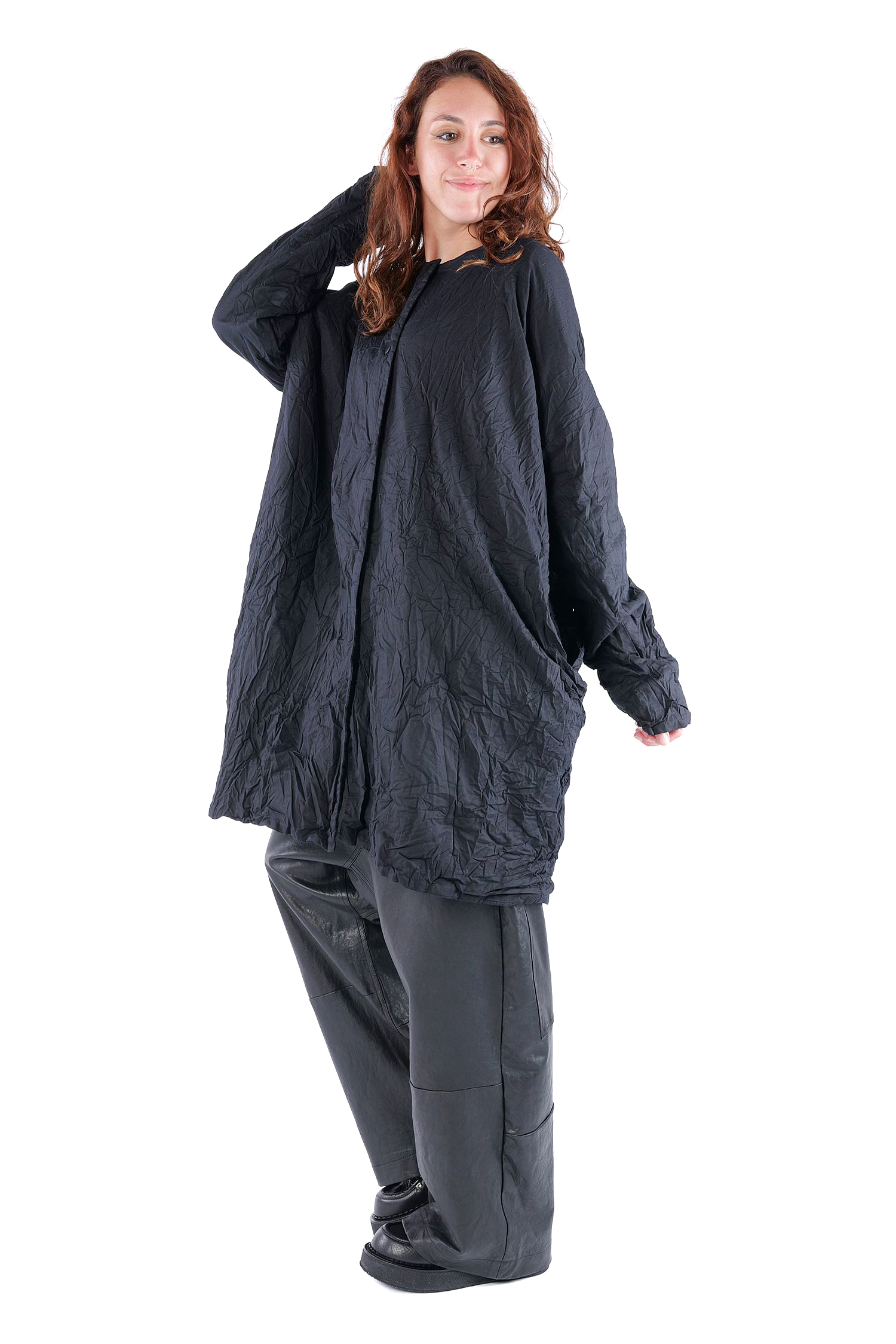 Oversize Jacke - Schwarz - Minebare