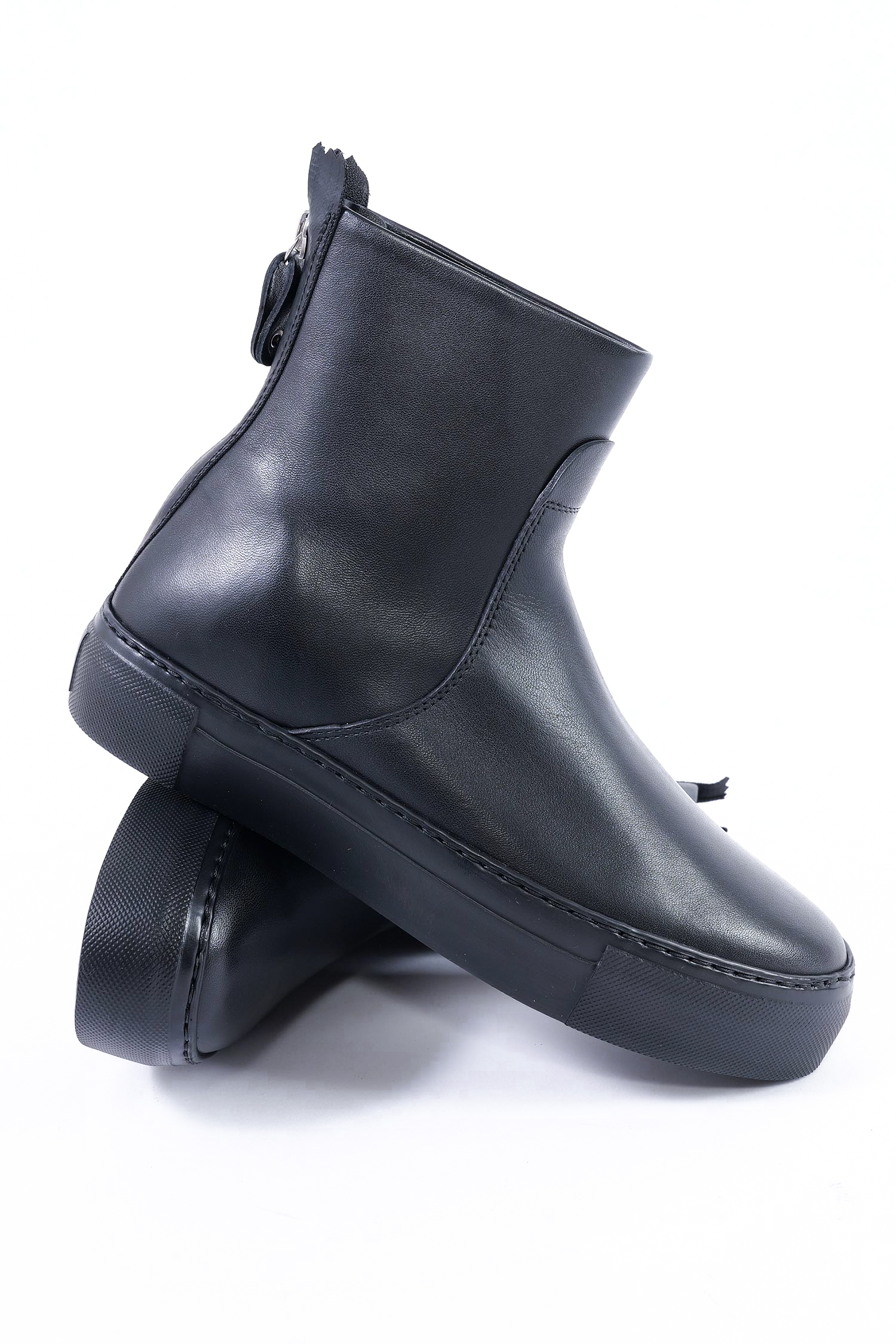 Leder Boots - Schwarz - Meghan Bootie