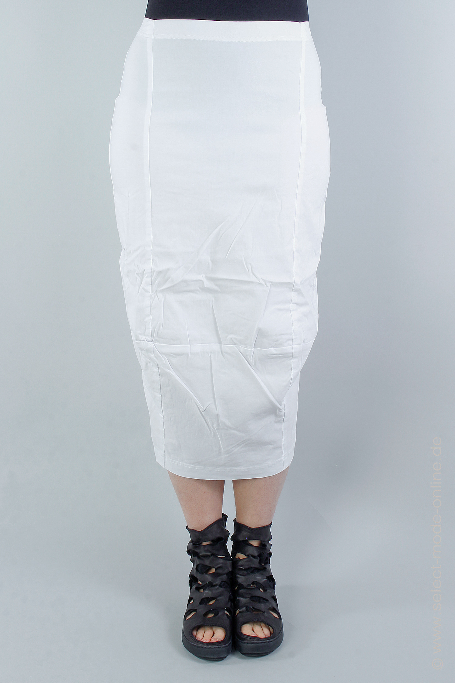 Narrow stretch skirt - White - 1243440335