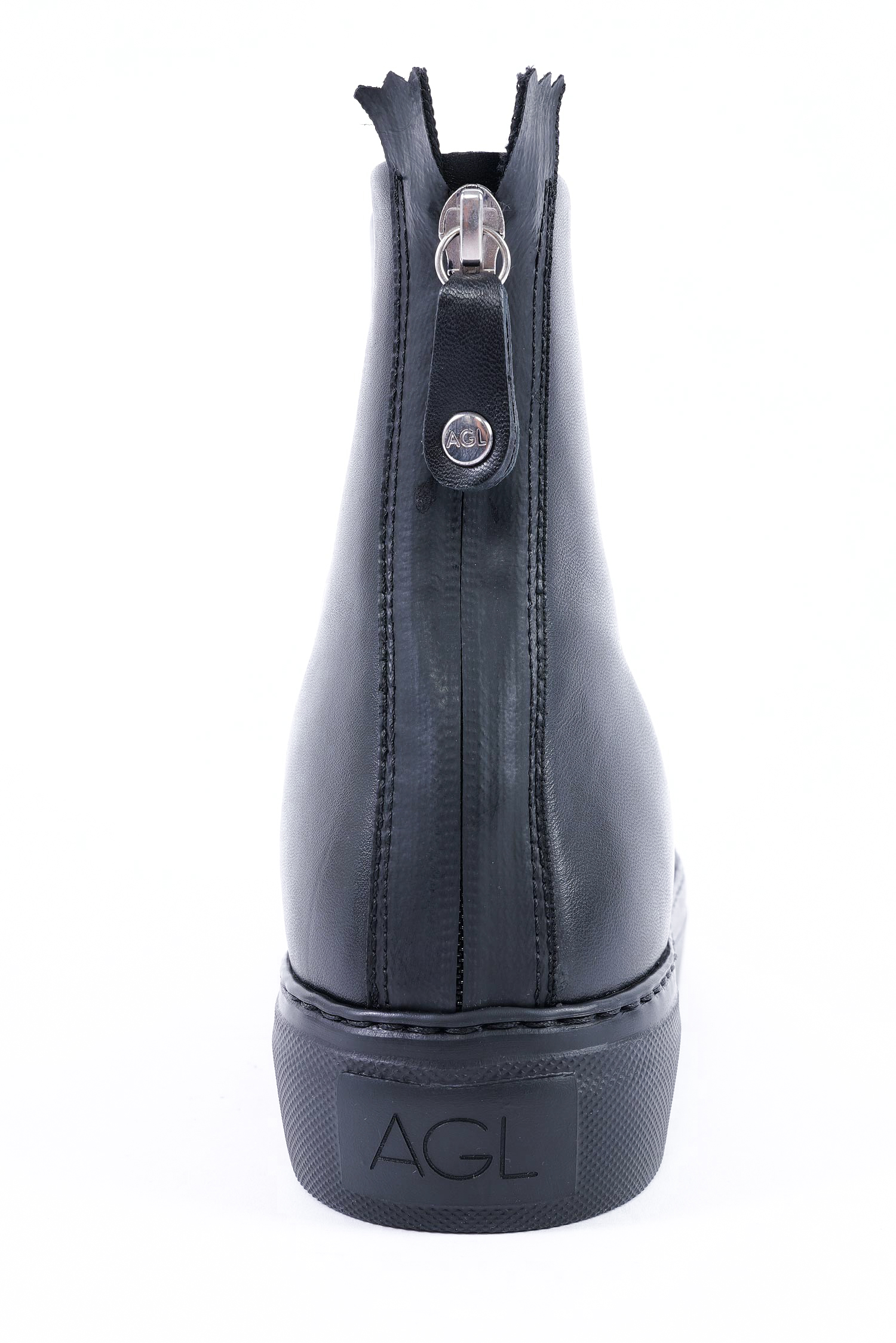 Leder Boots - Schwarz - Meghan Bootie