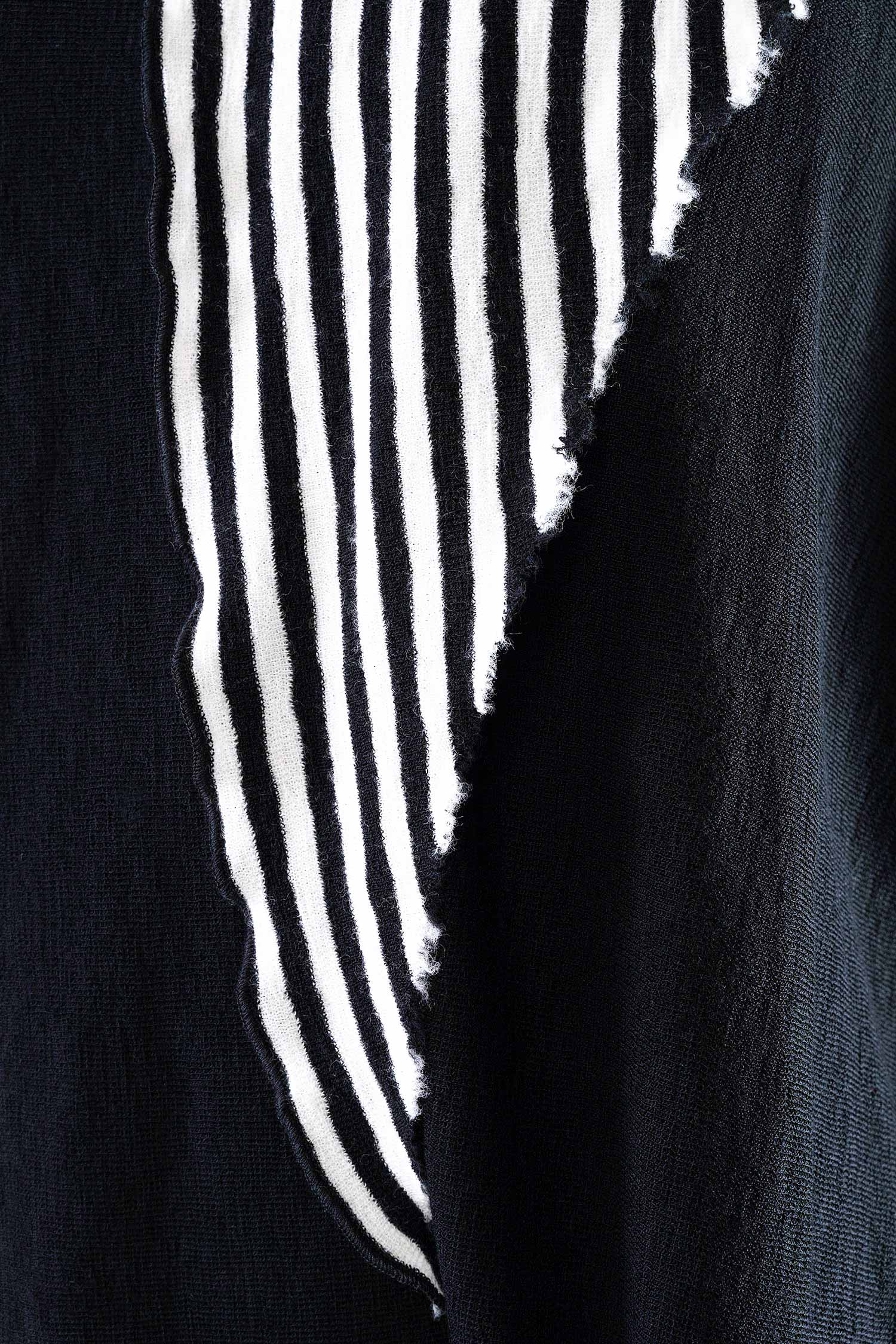 Kleines Dreieckstuch - white/black-schmal - 1040