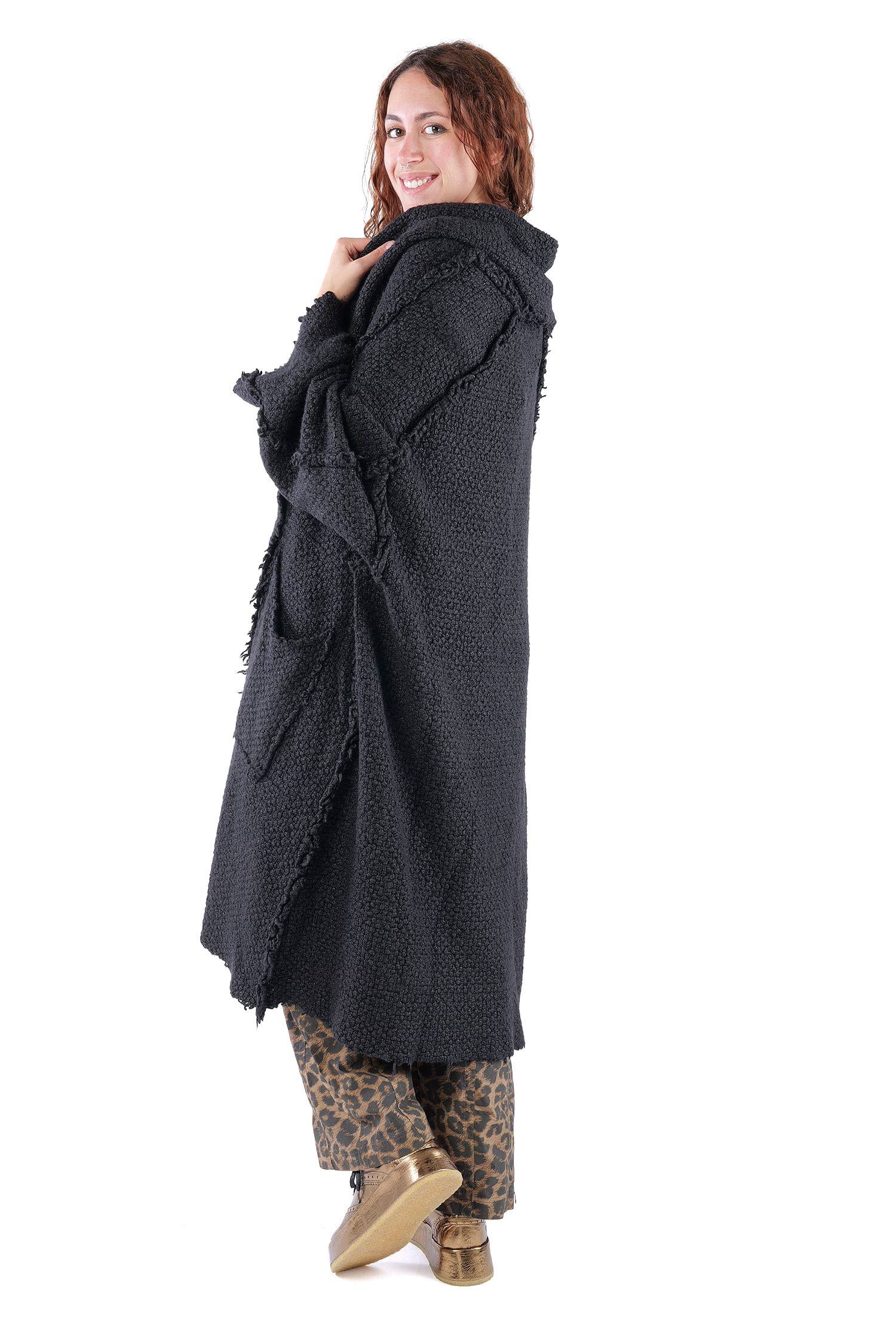 Silk coat - Black - 2262627204