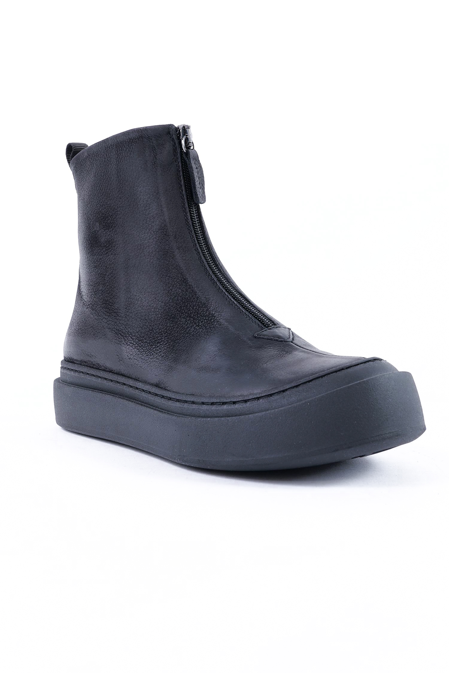 Boots mit Reißverschluss - Schwarz - 8283