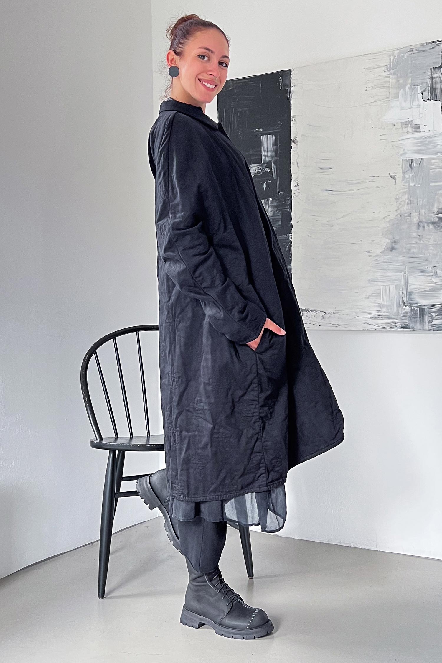 Quilted coat - Black - Privatroh