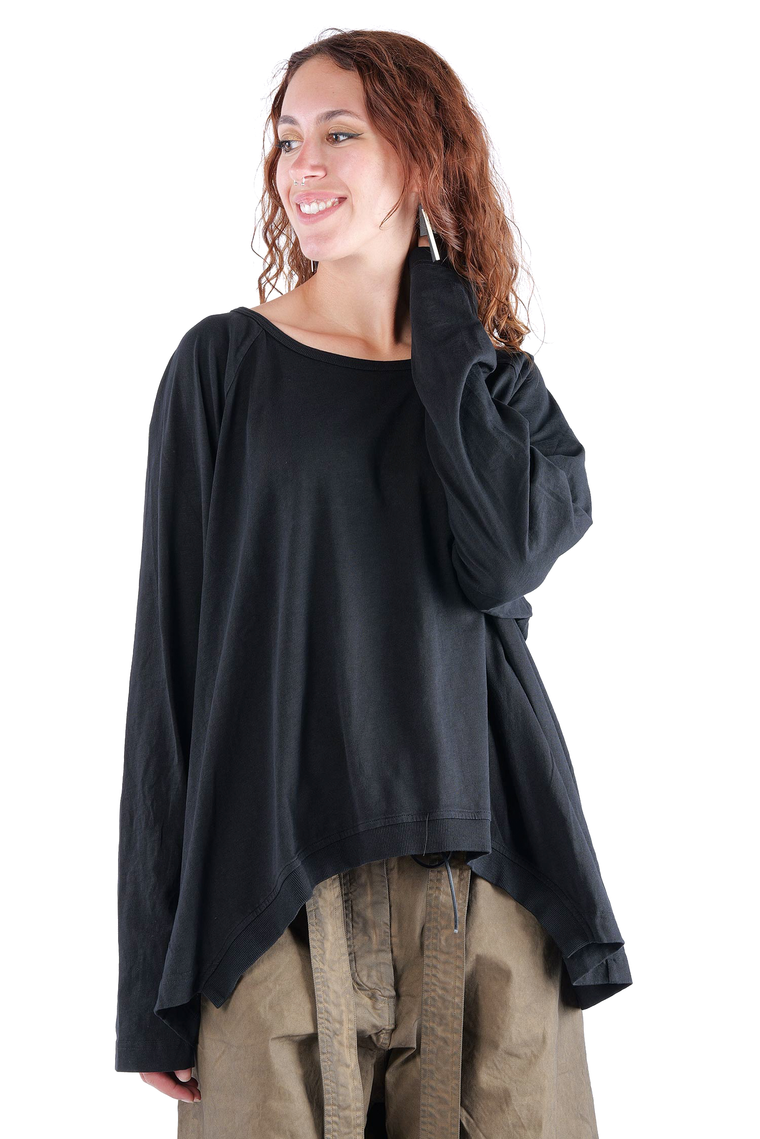 Oversize Pullover - Schwarz - 2263640513