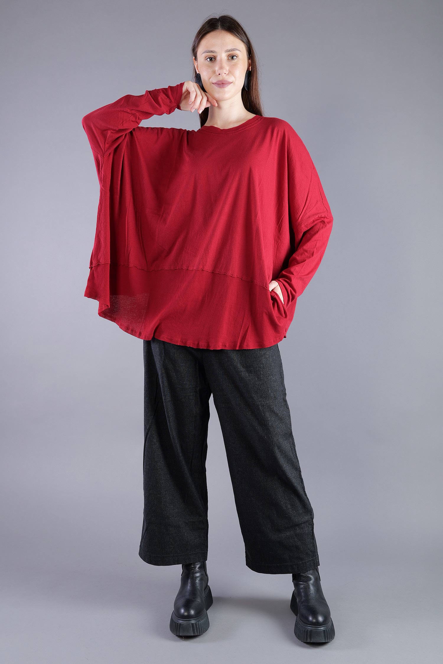Oversize Tunika - Lava - 2263330503