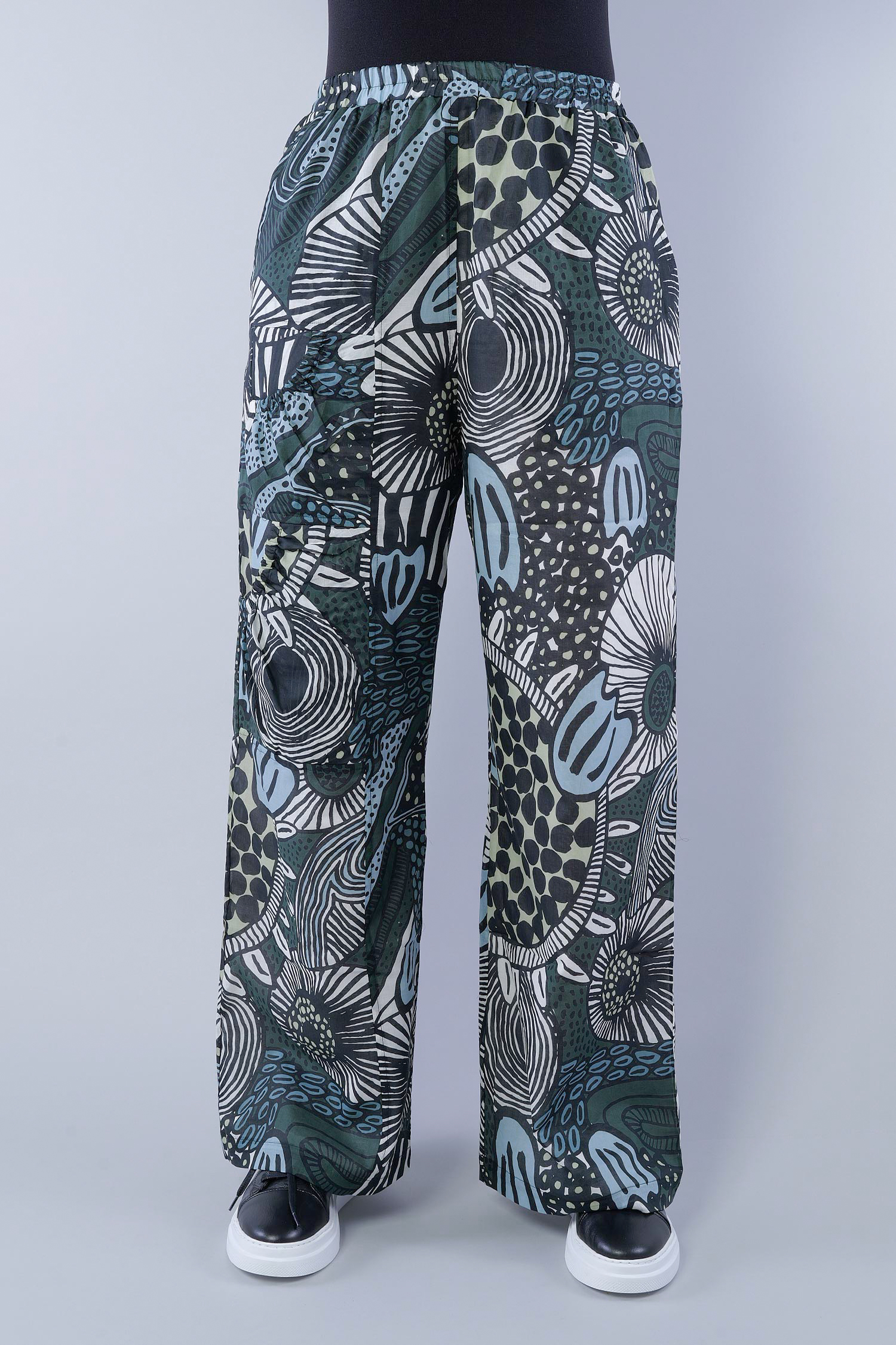 Printed pants - Multicolor - 1263600103