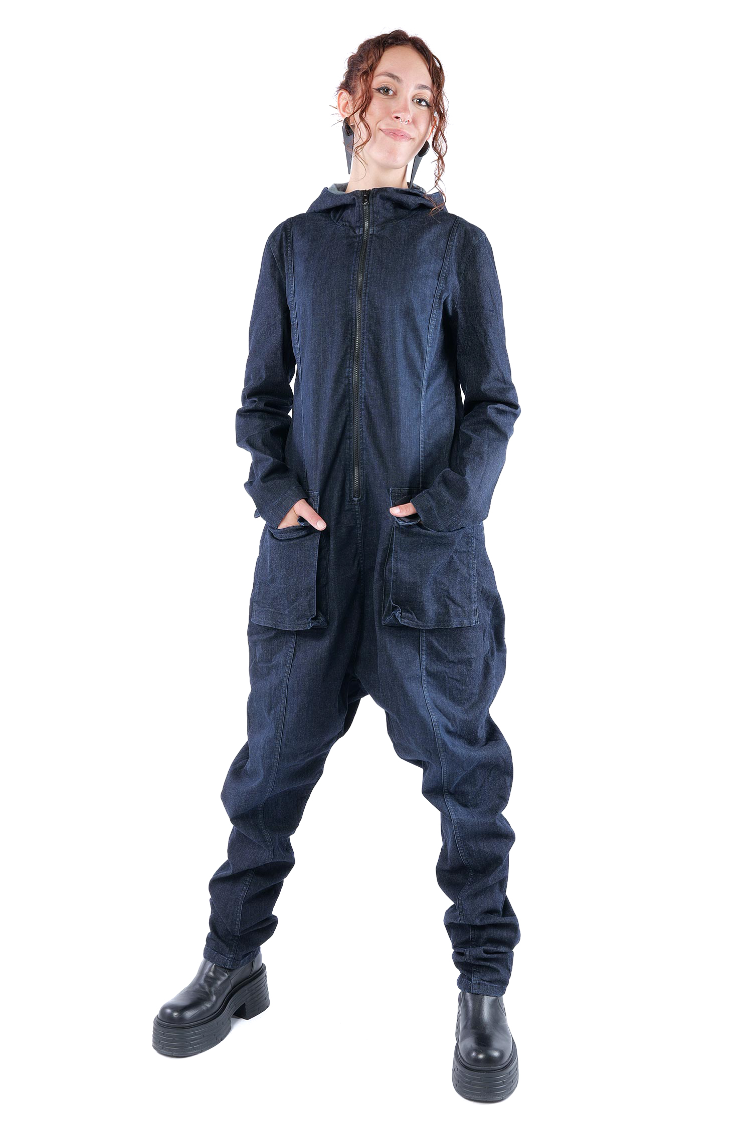 Jeansoverall - Darkblue - 10022