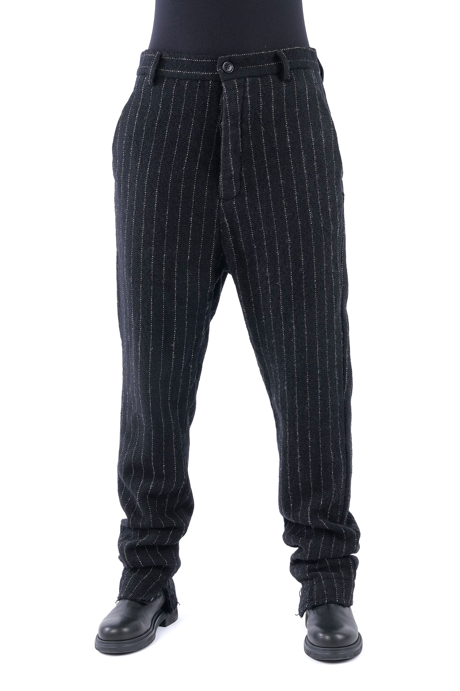 Lange Wollhose - Black stripe - 2264150102