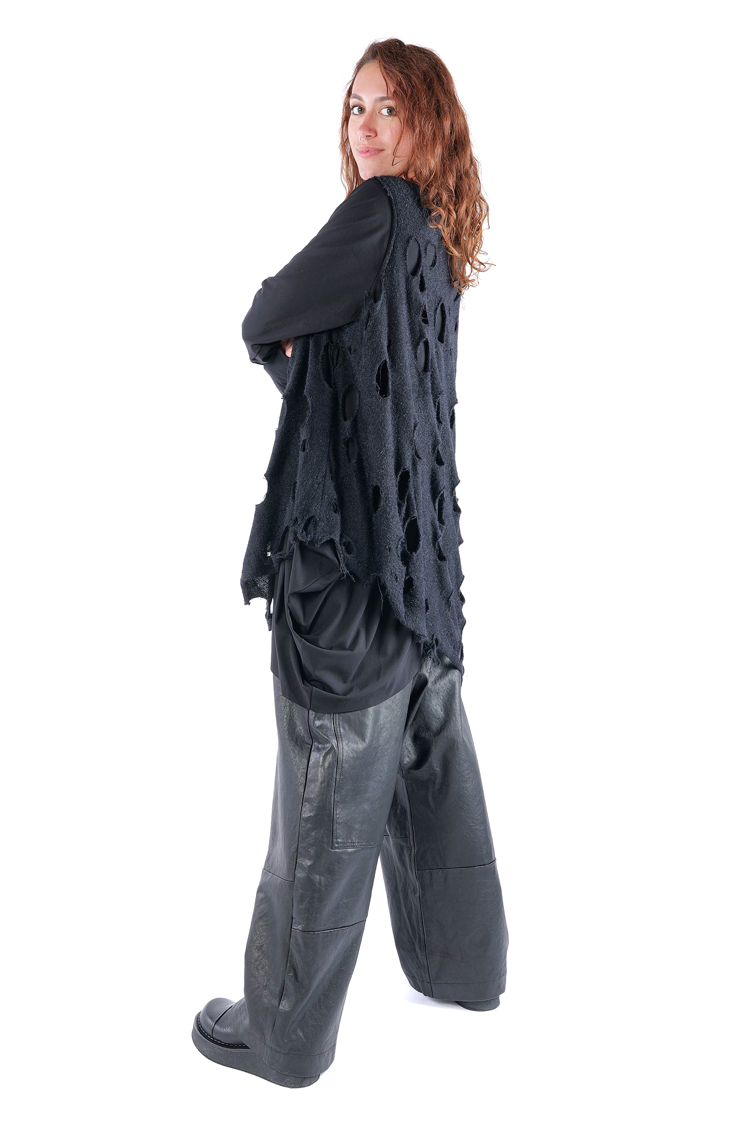 Oversize Pullover - Schwarz - J.Arwen