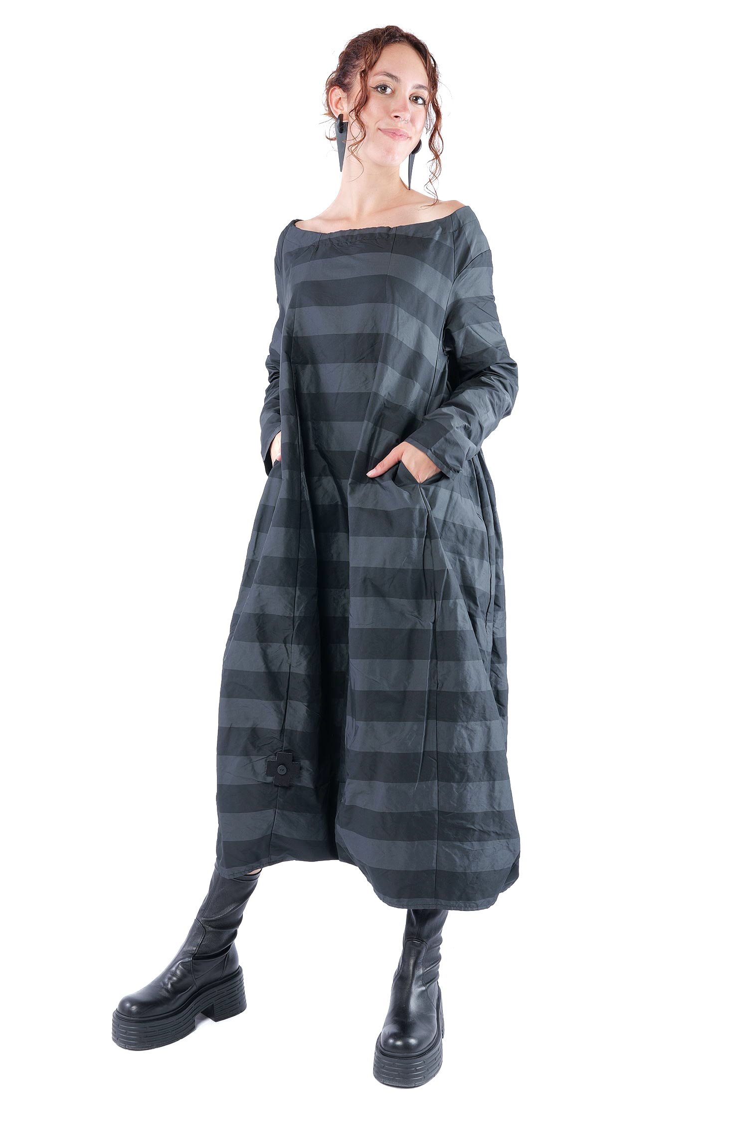 Taftkleid - Widestripe - 1165