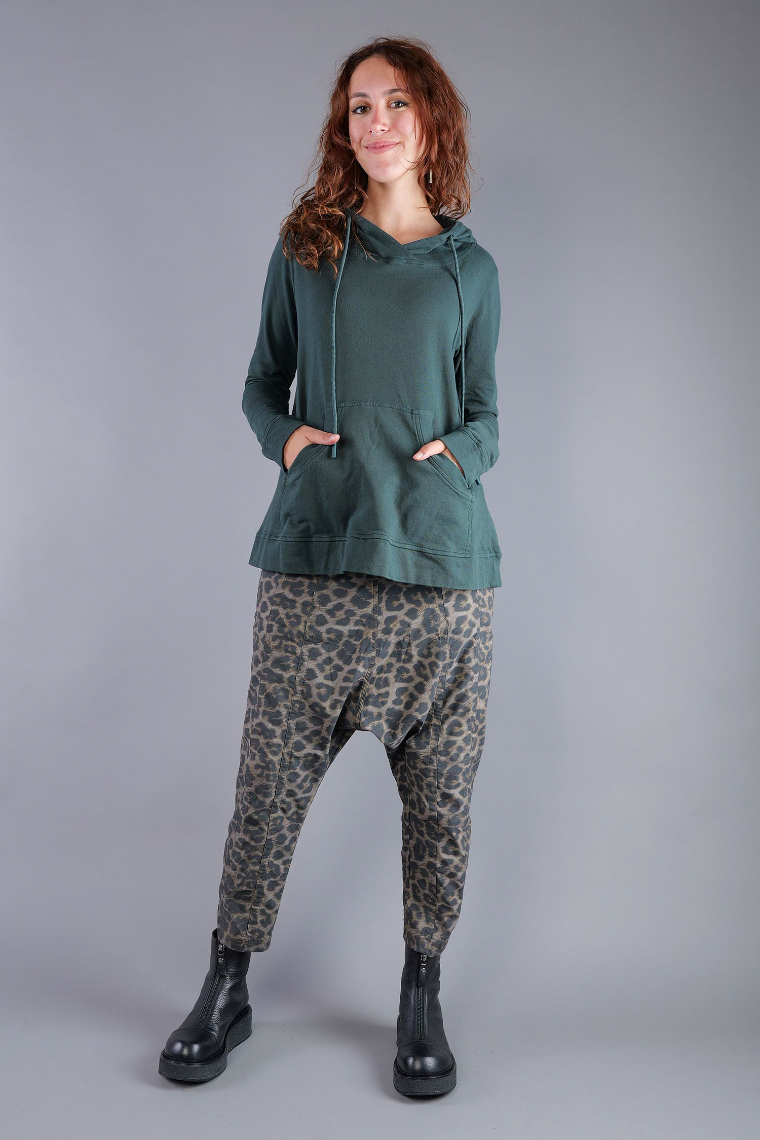 A-line sweater - Forest - 2263290518
