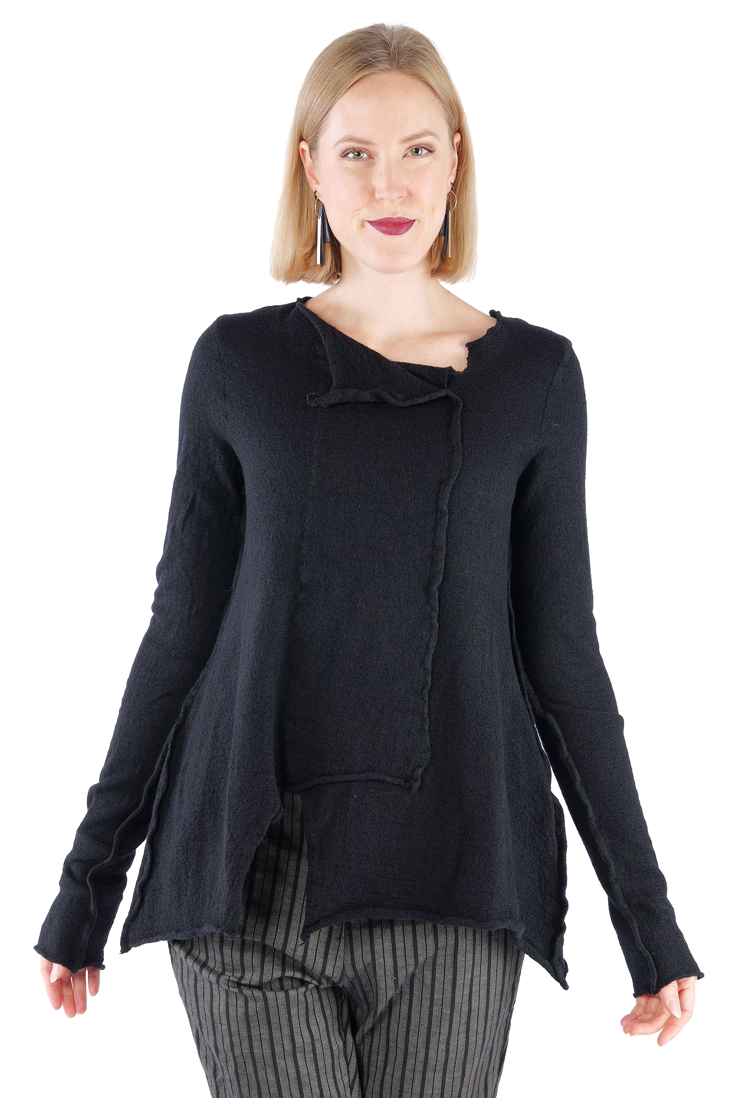 Wollpullover - Schwarz - 2261680711