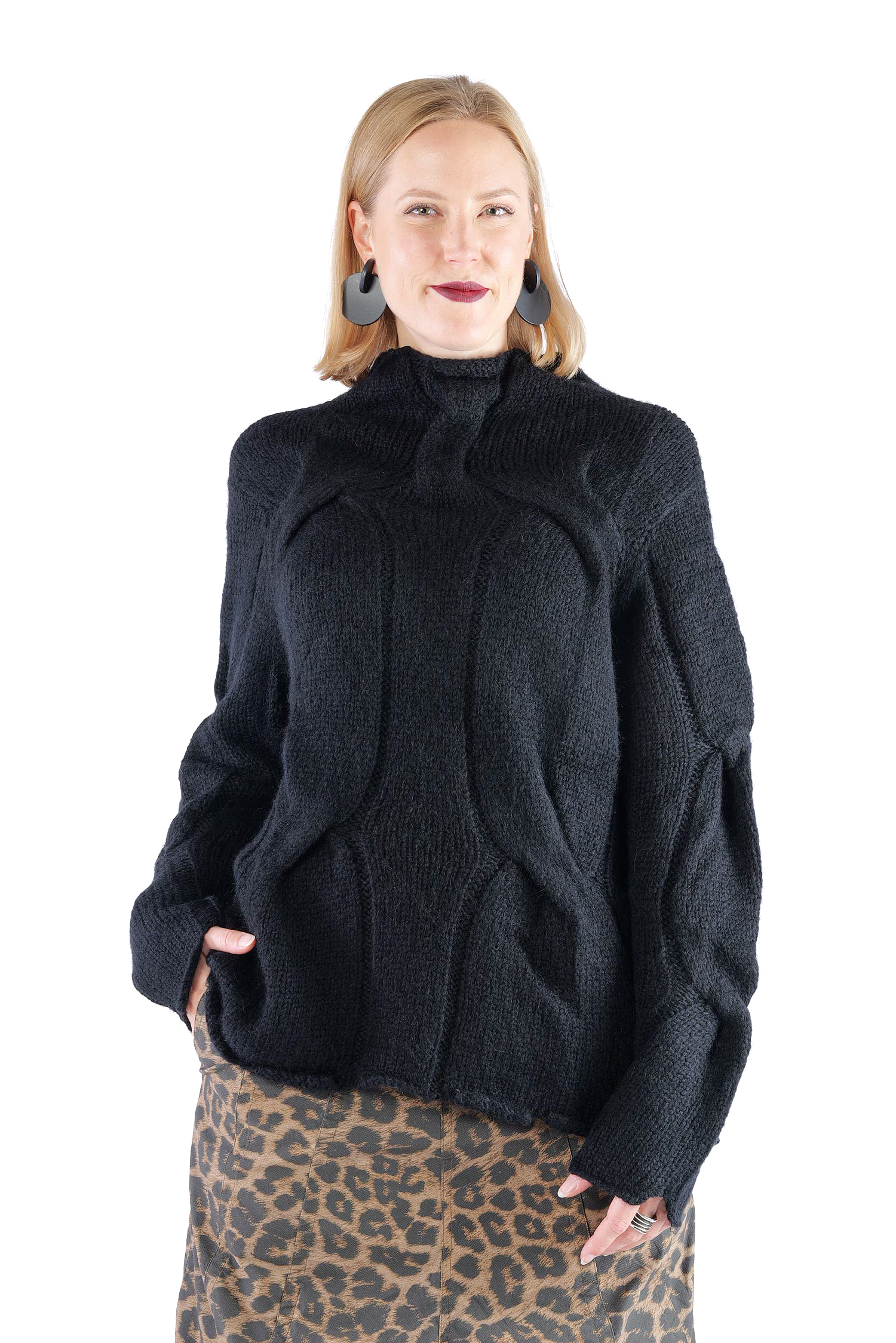 Strickpullover - Schwarz - 2262250701