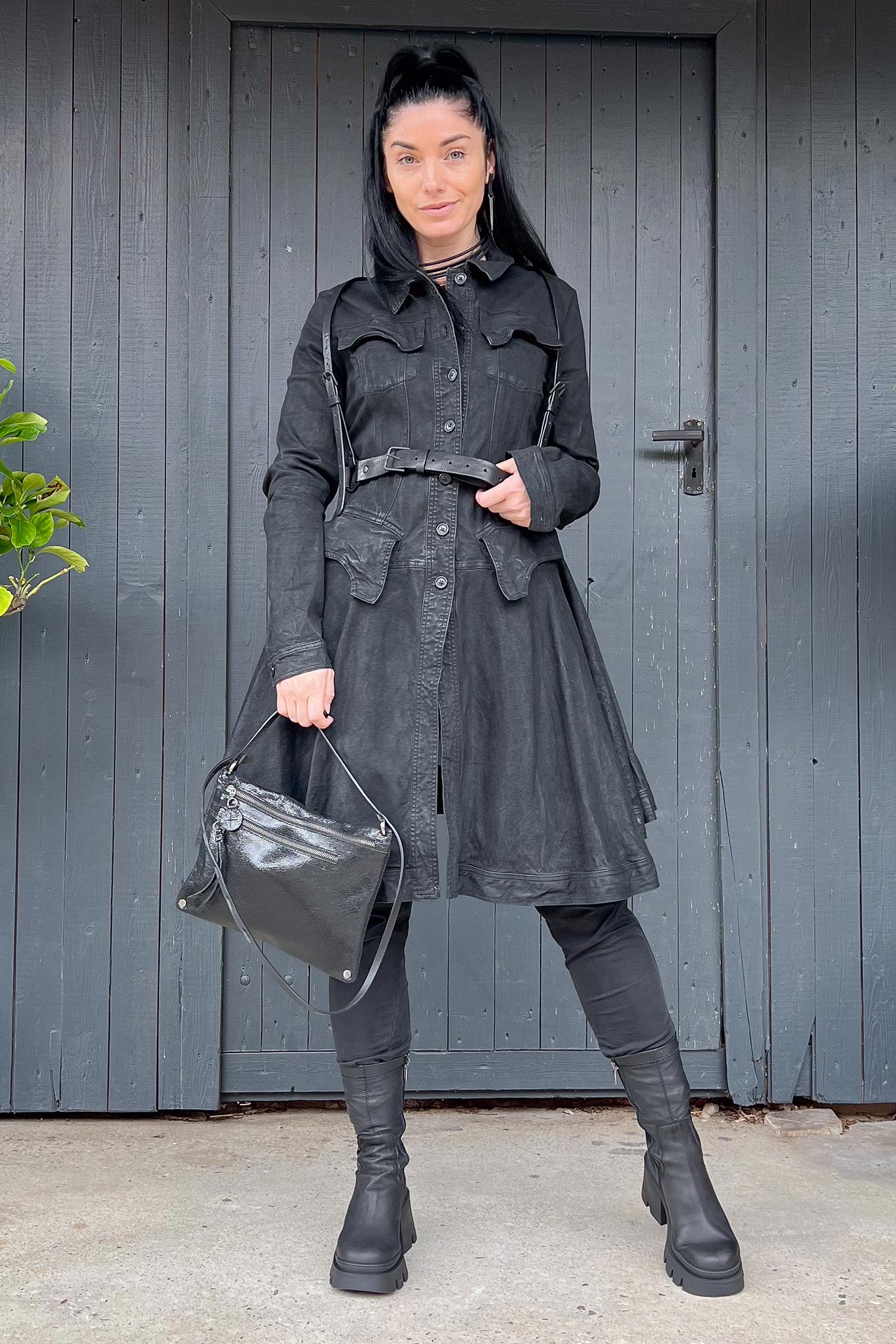 Jeans Gehrock - Black gloss - 2251031206