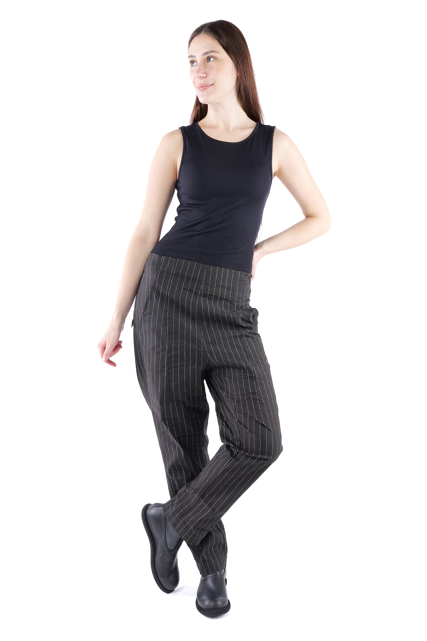 Legere Stretchhose - Umbra cloud stripe - 2261240103