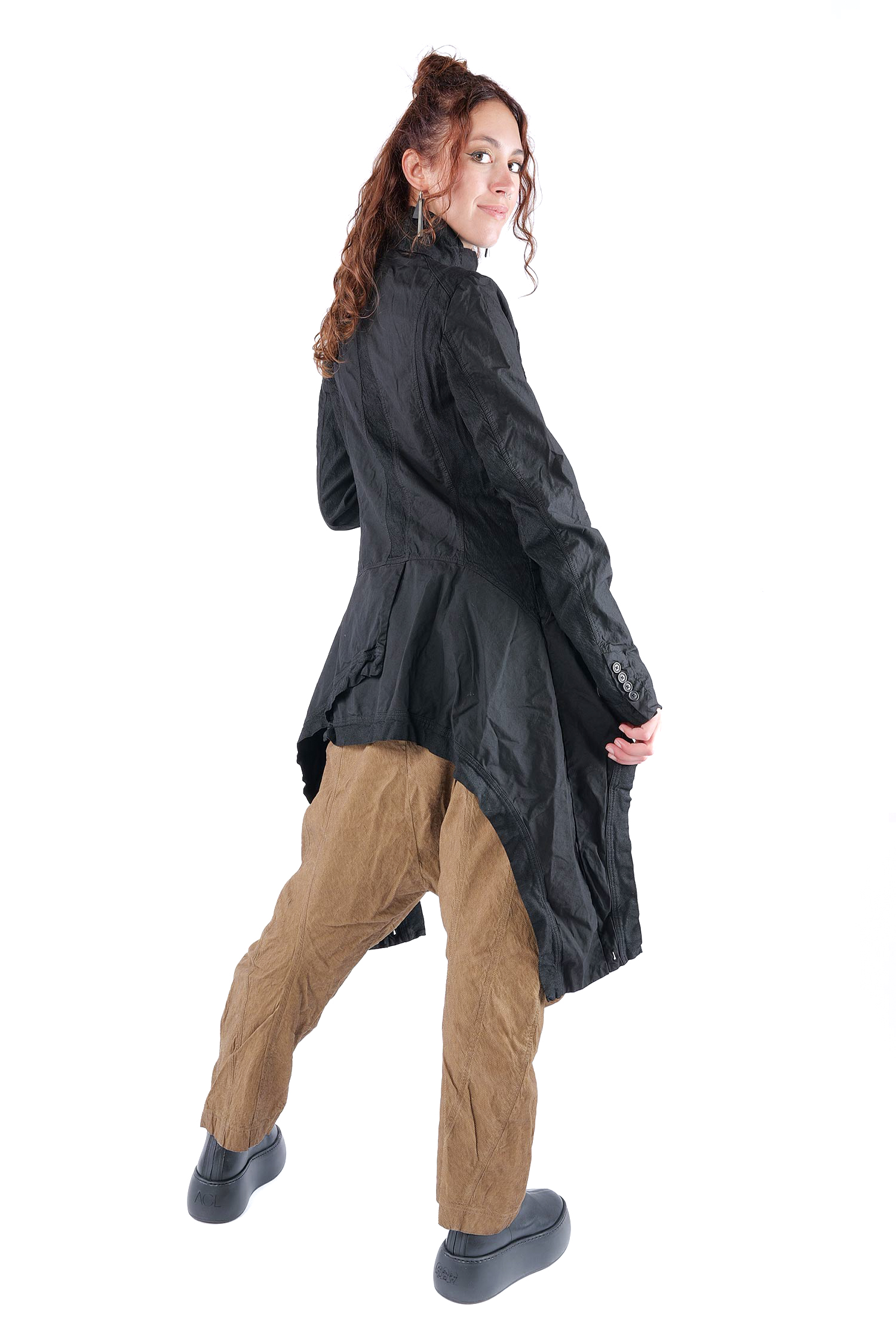 Asymmetrische Jacke - Schwarz - 2262261101