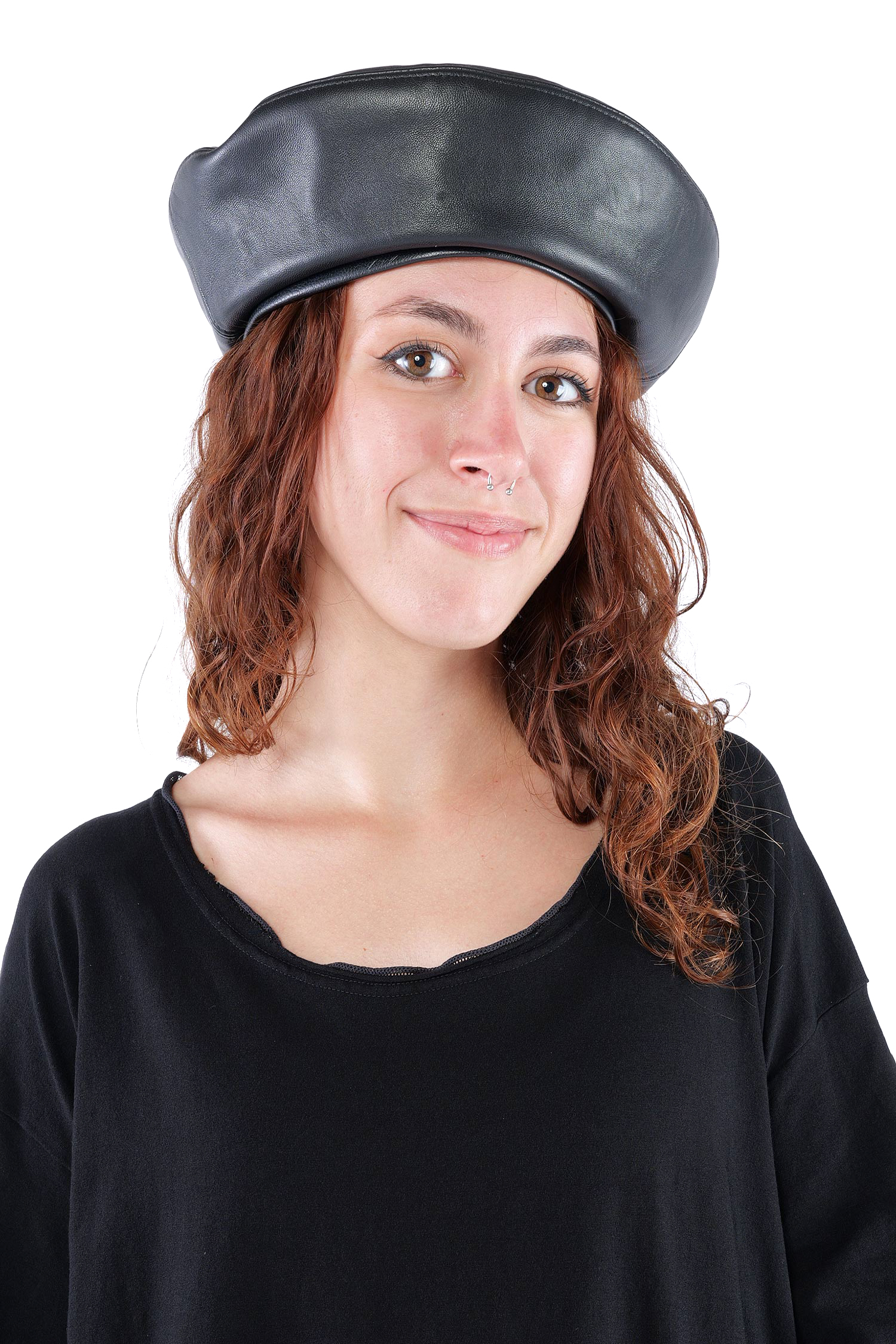 Beret hat - Black - W5513