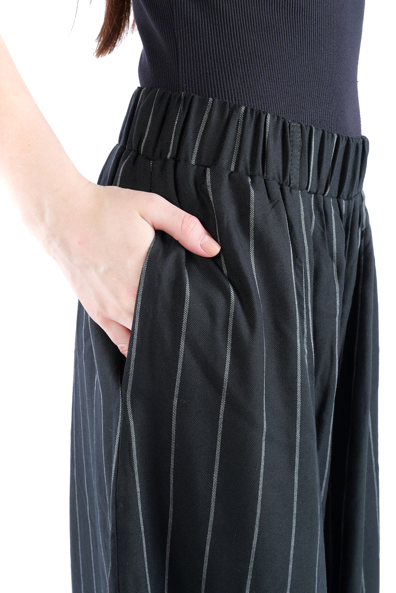 Gestreifte Hose - Black stripe - Kalmino