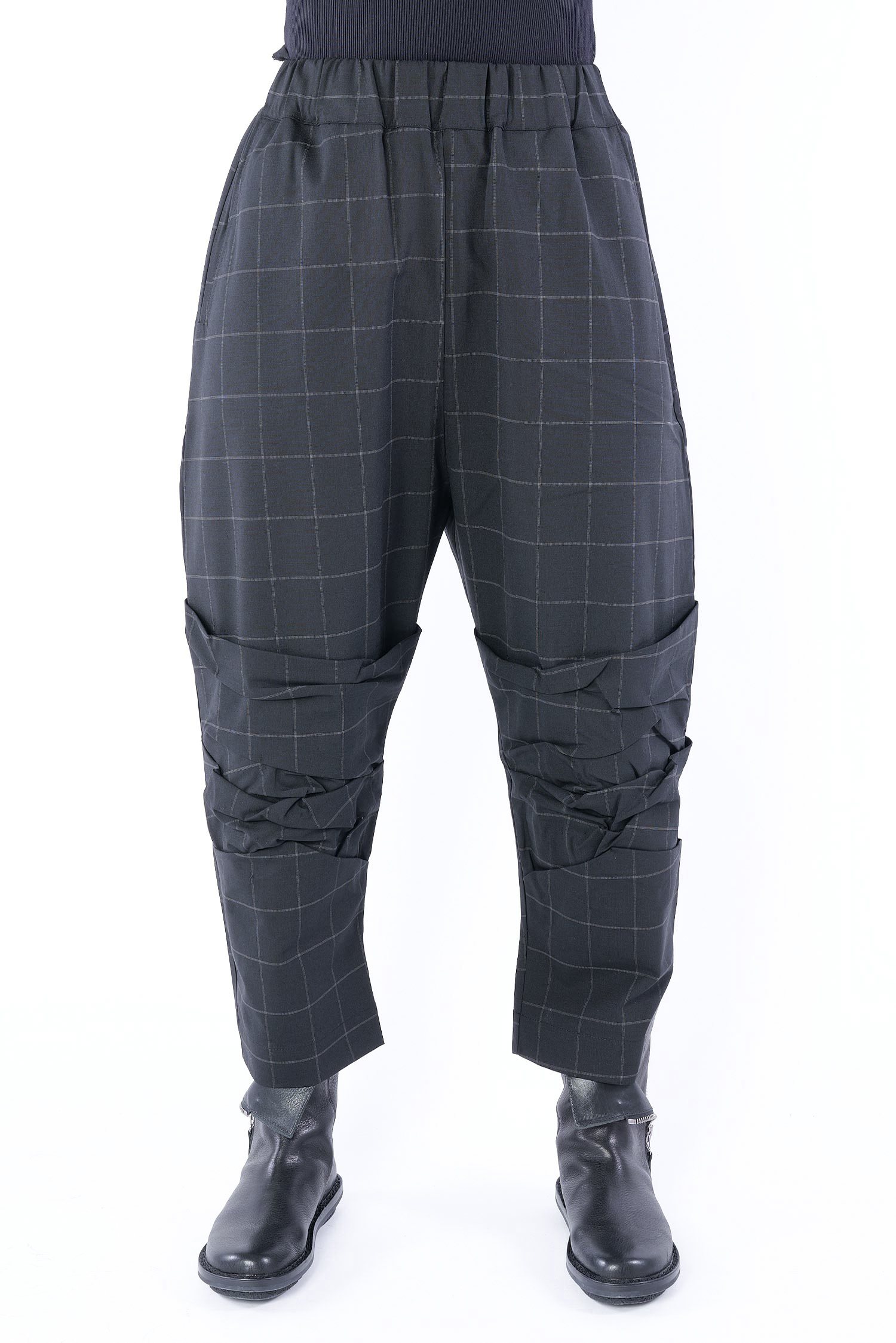 Karo Hose - Schwarz - I26.5399