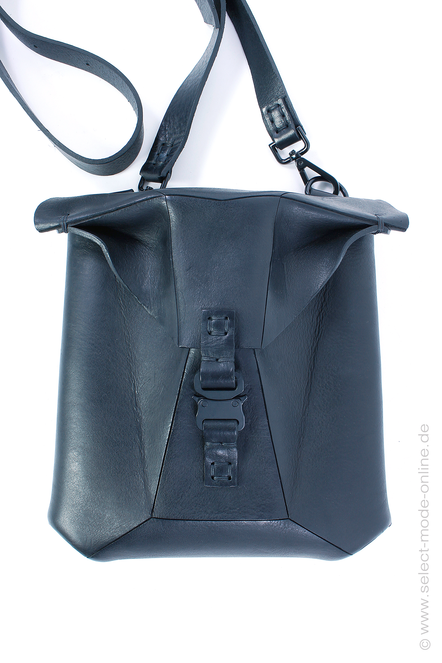 3D Leather bag - black