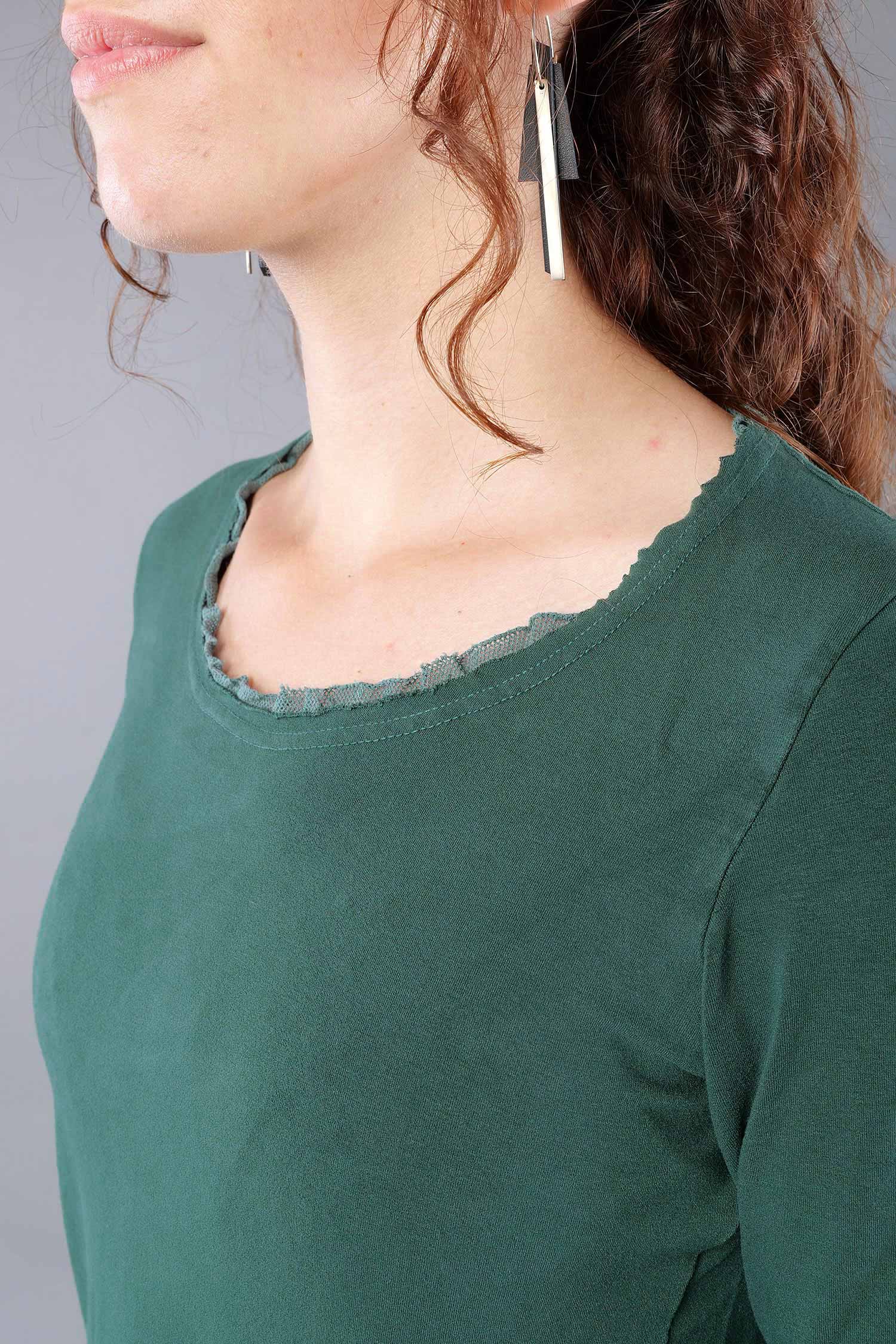 Longsleeve mit Tüll - Forest - 2263510501