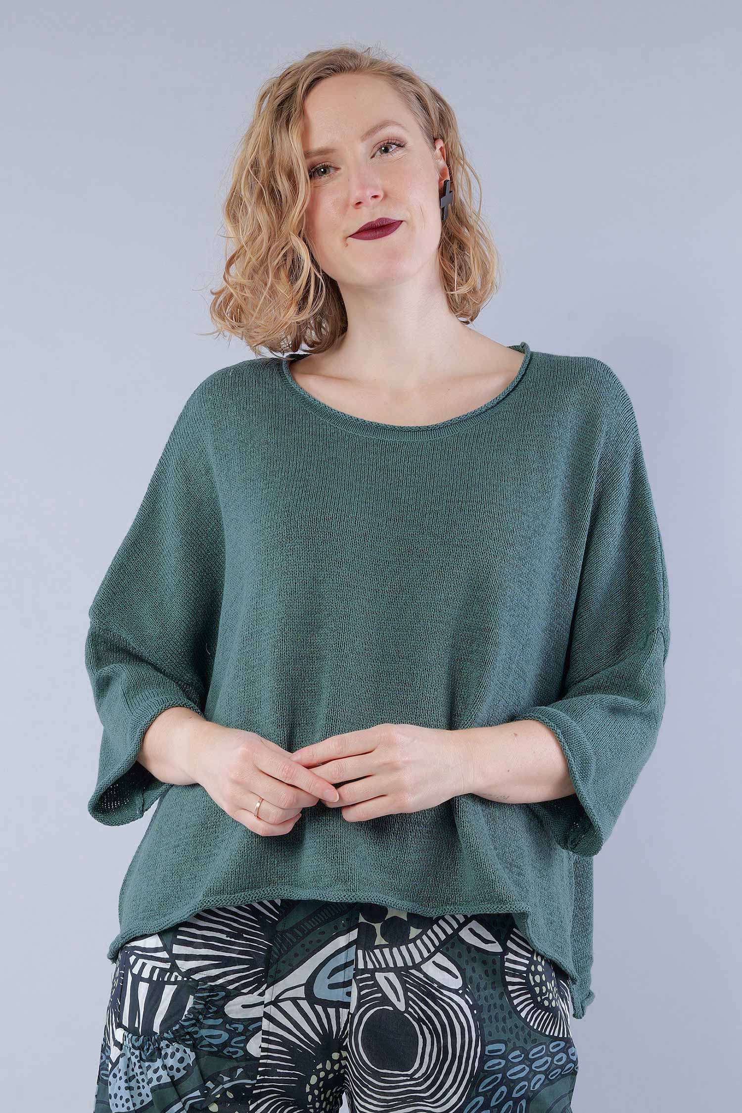 Knitted top - Grass - 1263720704