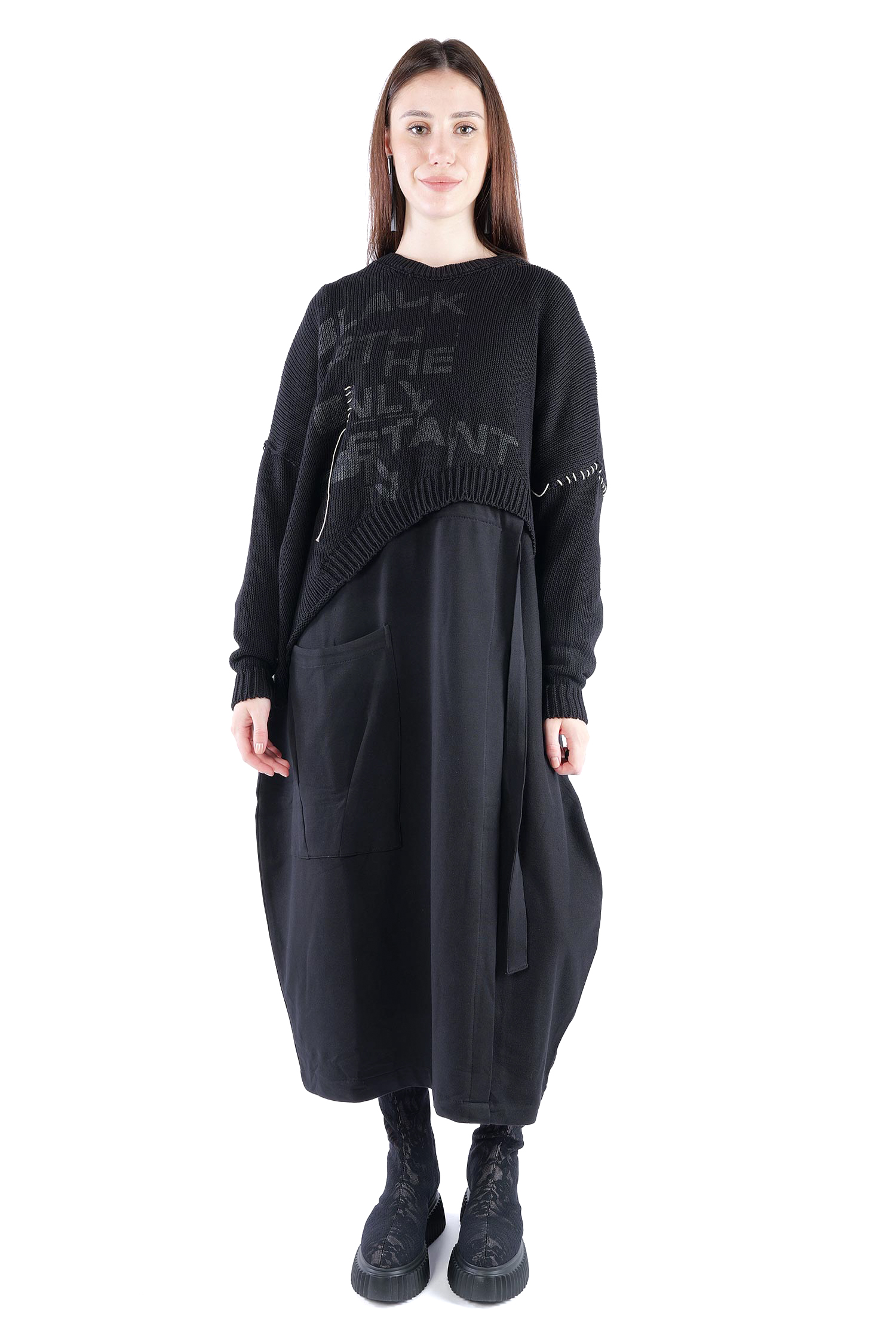 Strick Pullover - Schwarz - Elypse