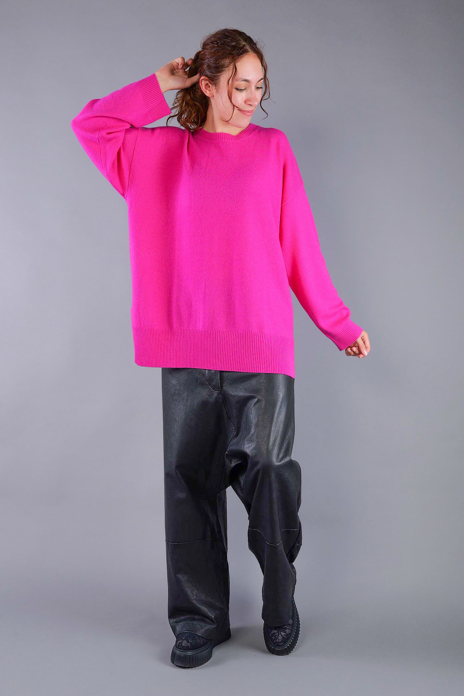 Kaschmir Pullover - Coral - 24116A