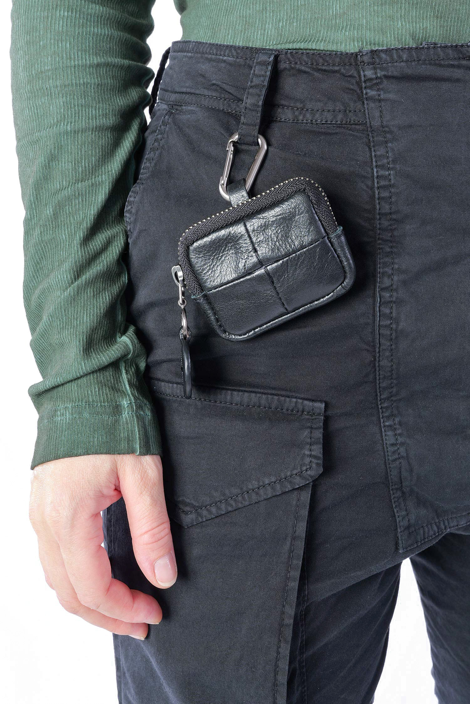 Mini Leder Portemonnaie - Schwarz - X.LIO ed.1