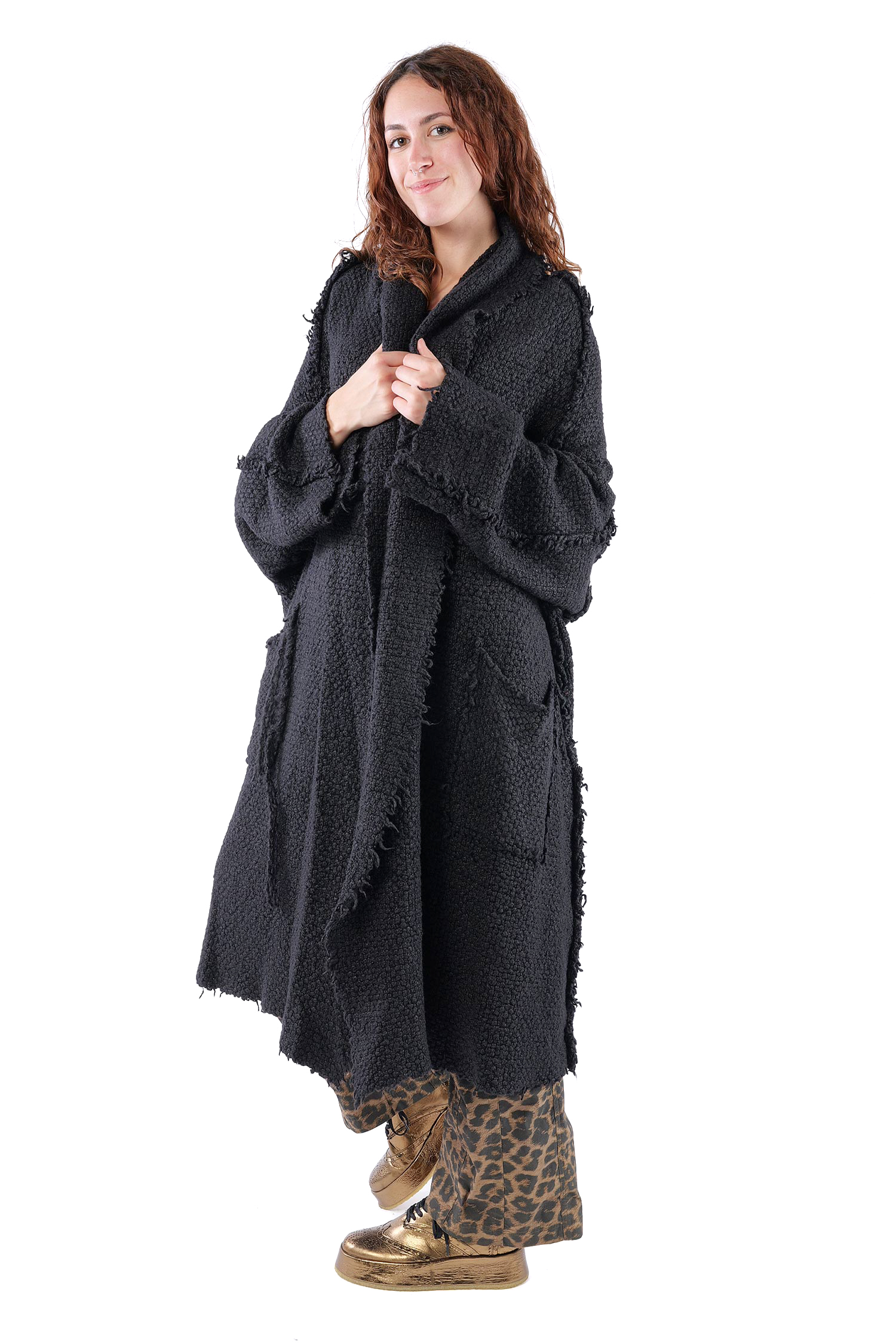 Silk coat - Black - 2262627204