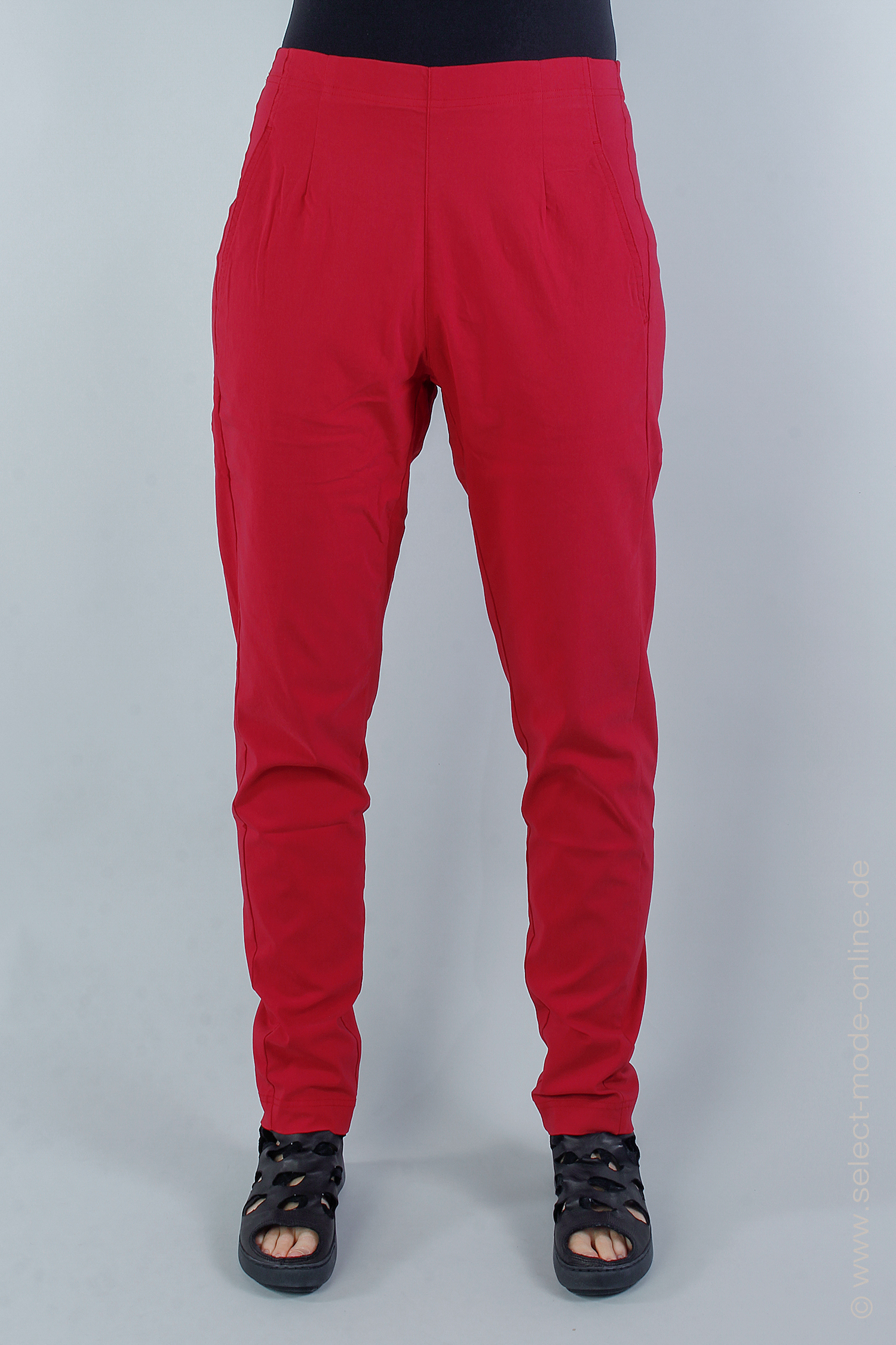 Casual stretch pants - Chili - 1243440136