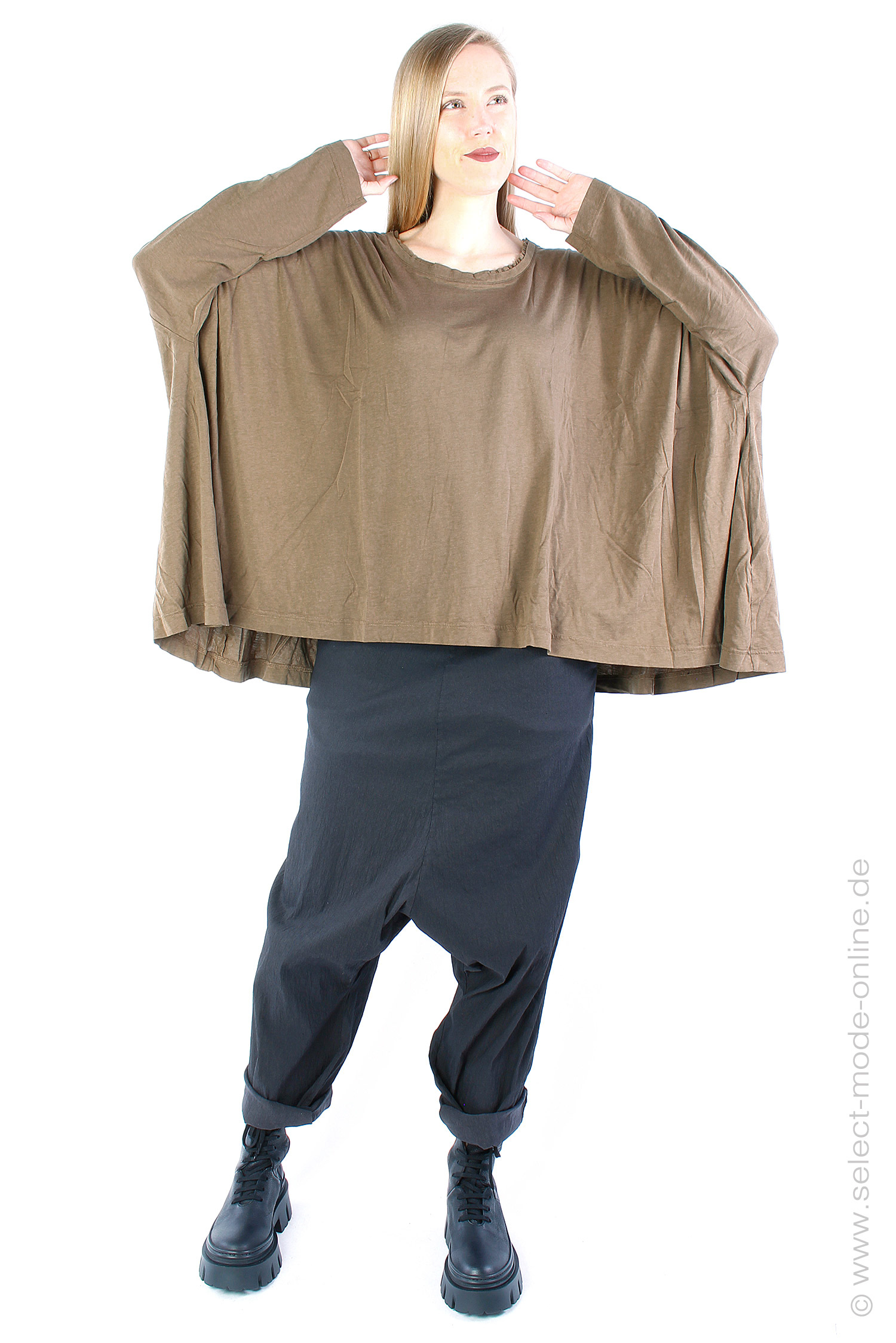 Oversize Shirt - bronze - 2233260503