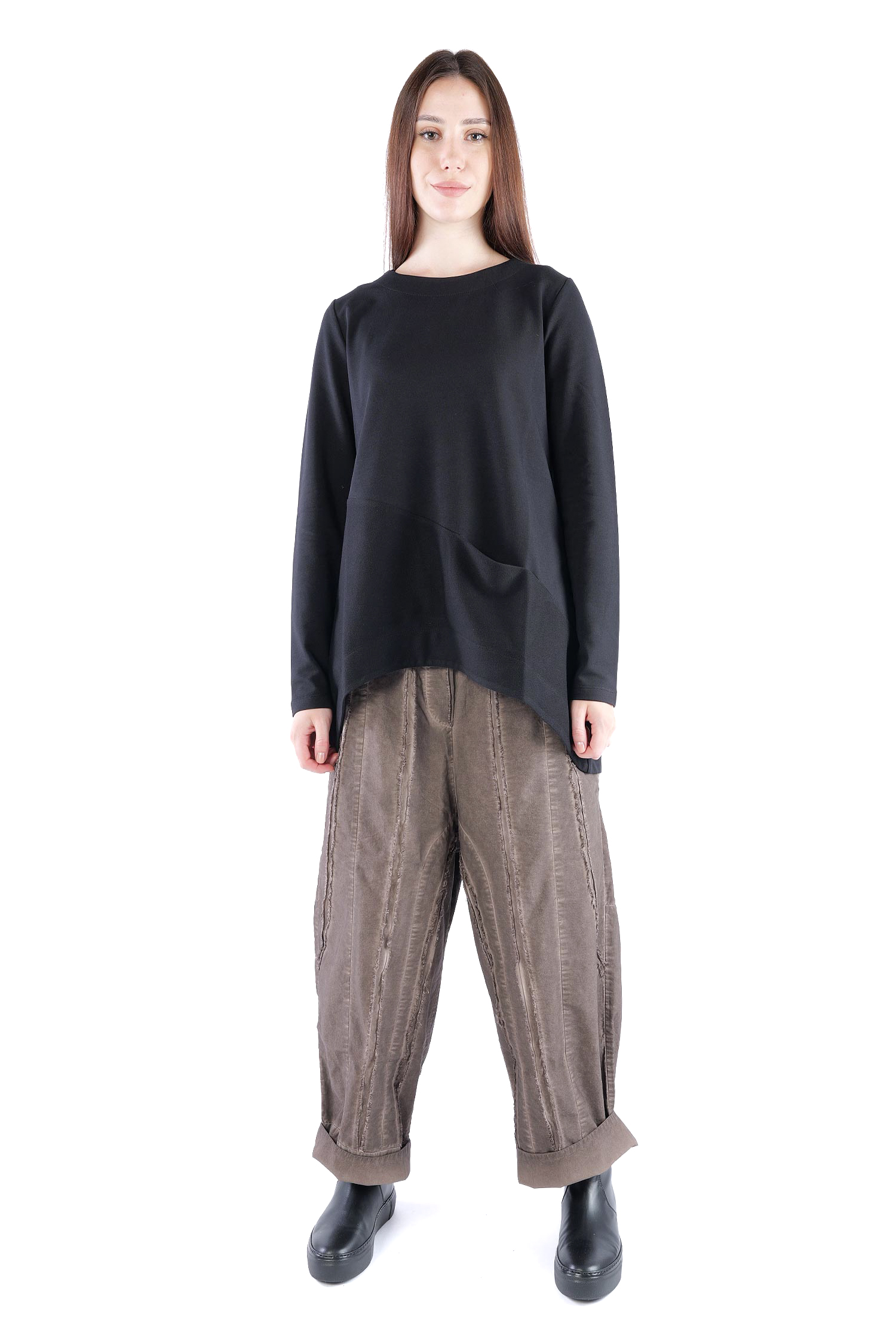 Sweatpullover - Schwarz - 26.2-KHF105