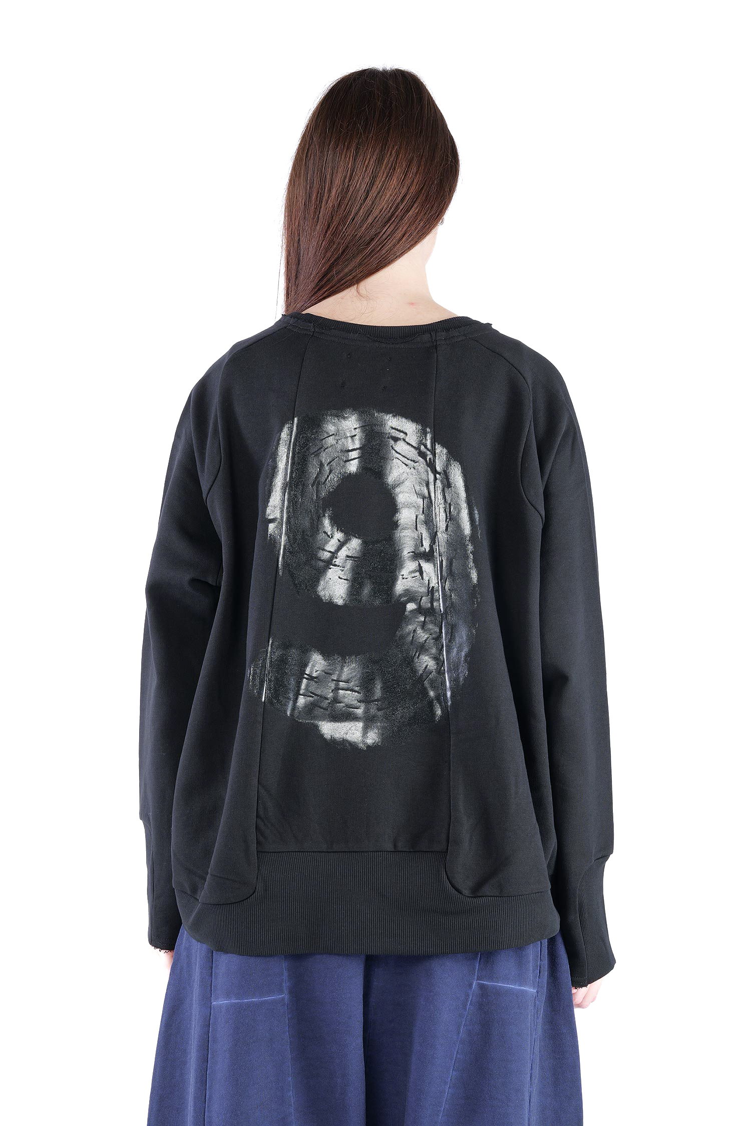 Sweatpullover - Black print - 2138