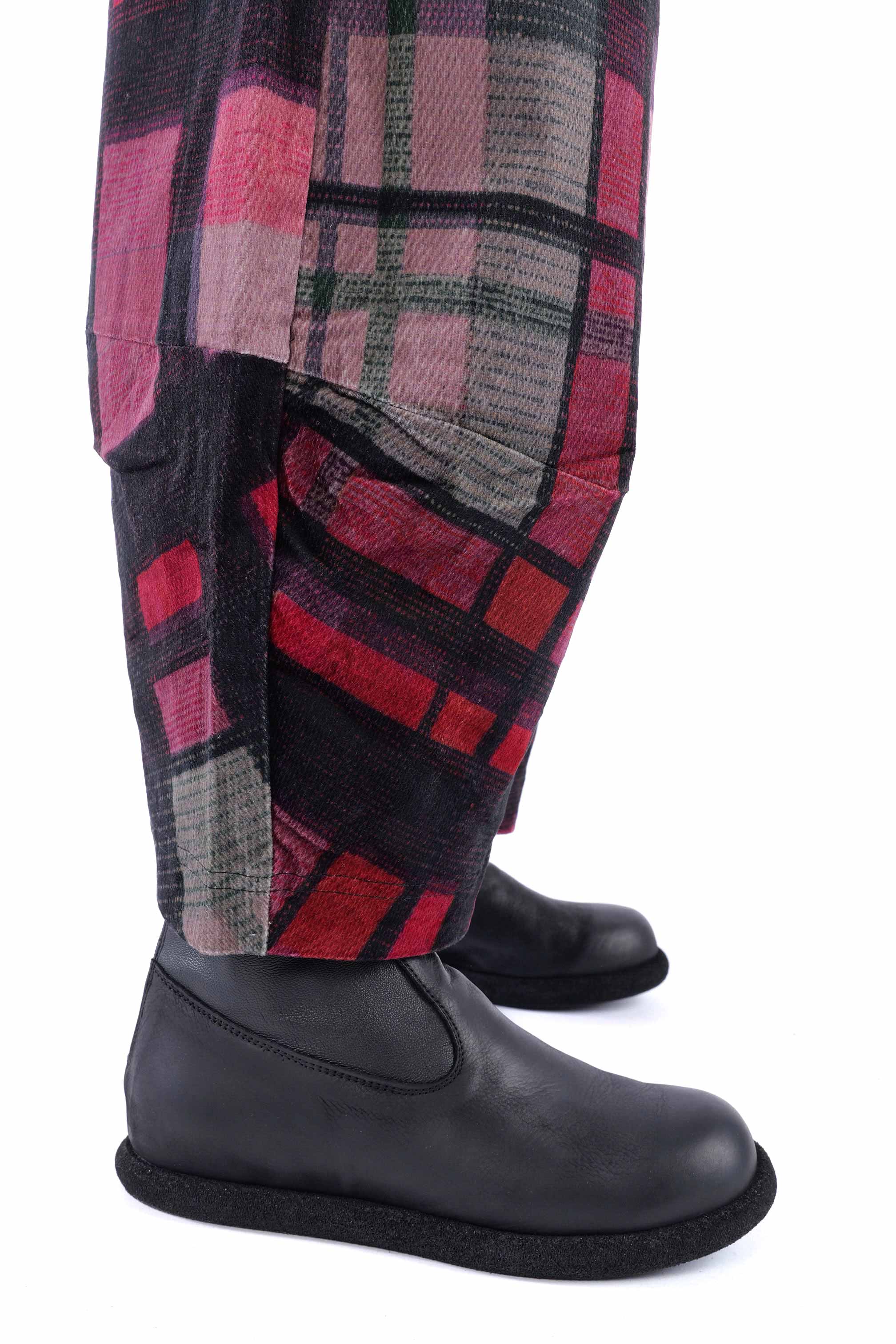 Feincord Hose - Check multicolor - 2263230104