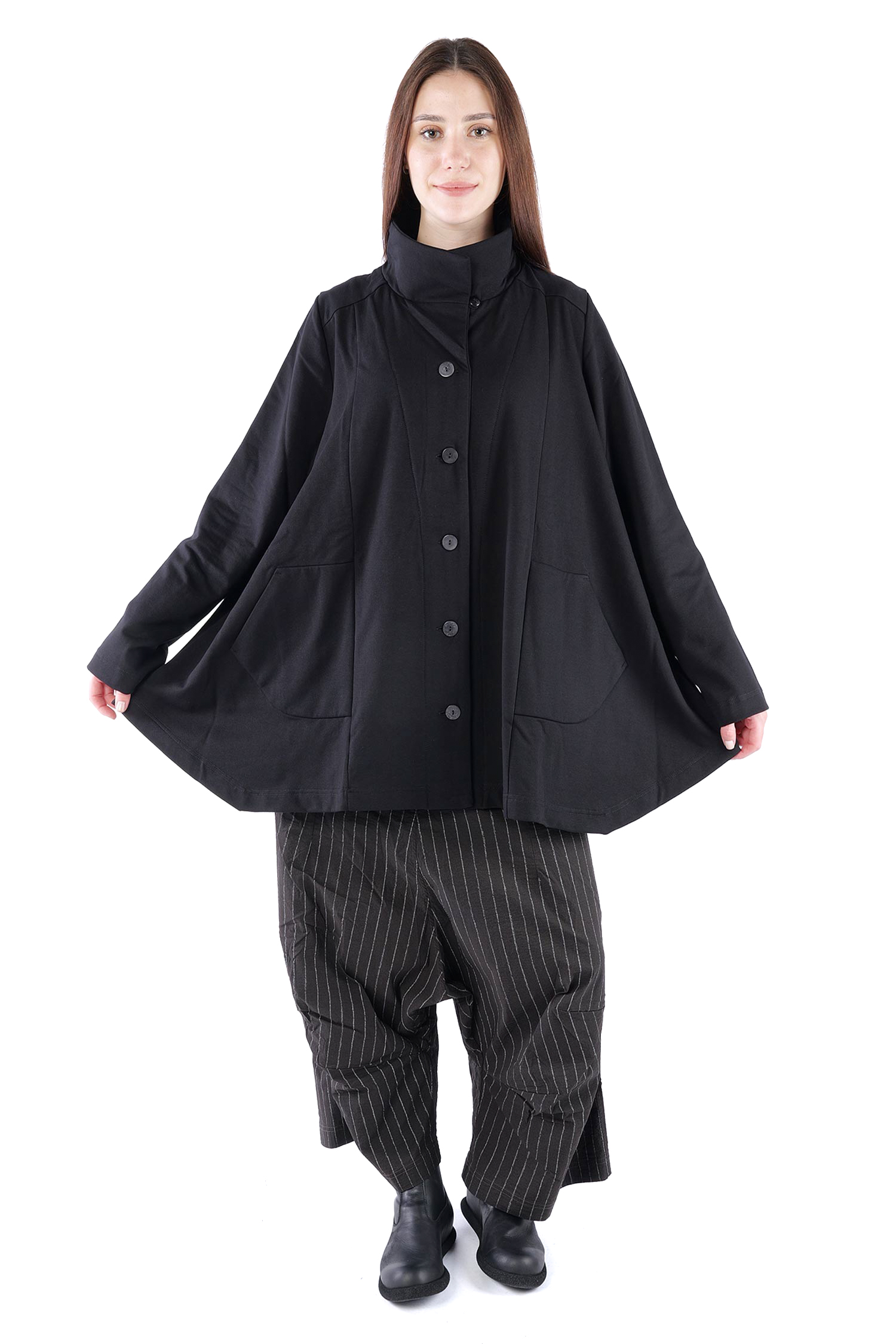 Blazerjacke - Schwarz - U6667-U