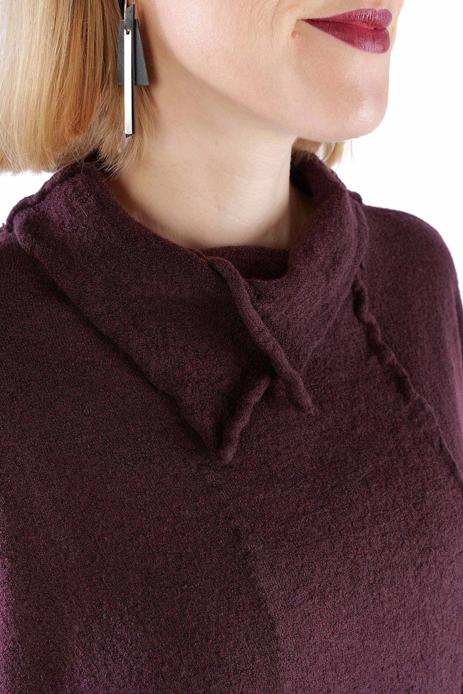 Wolltunika - Purple - 2261687014