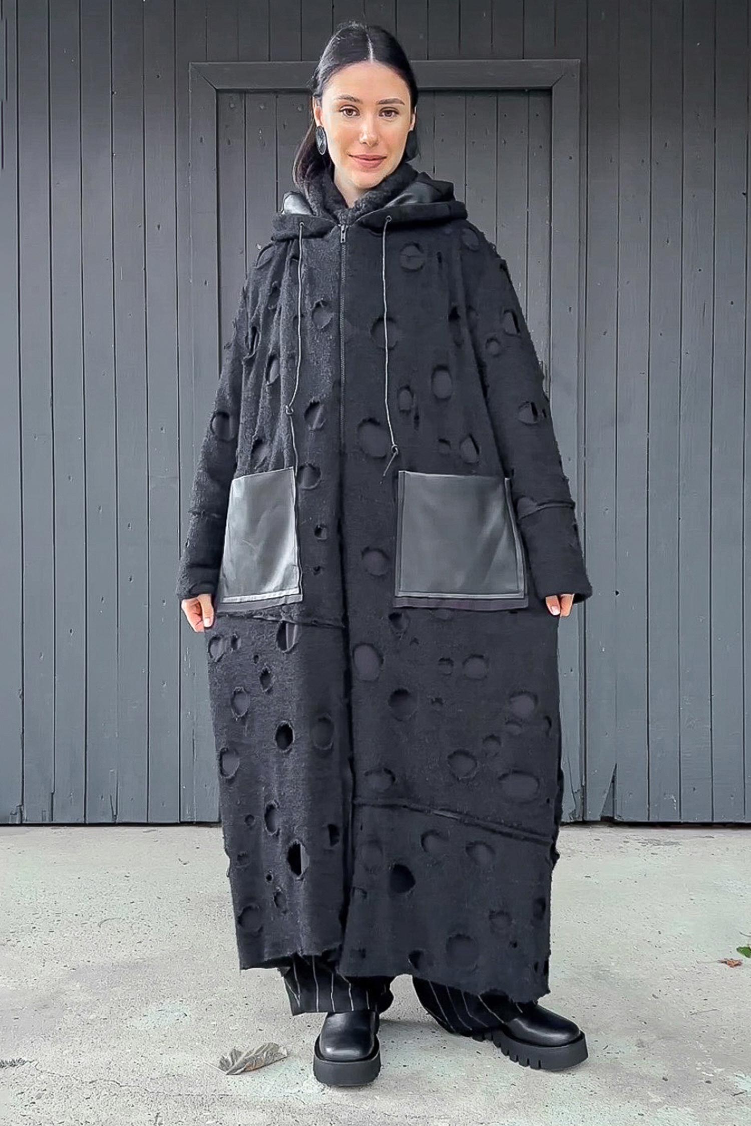Unique coat - black - J.Azira