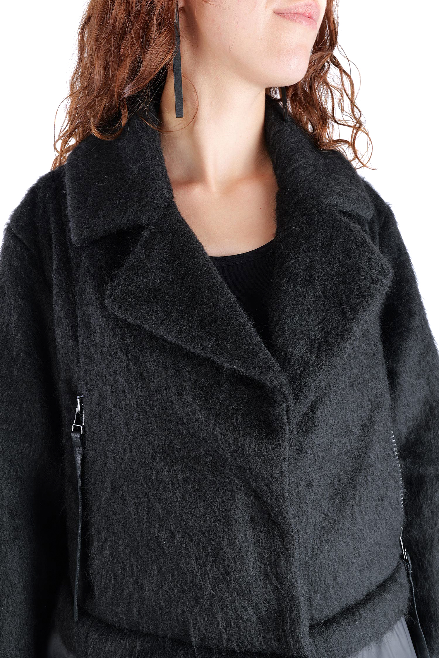 2-in-1 Wintermantel - Black faux fur/Black - Formers