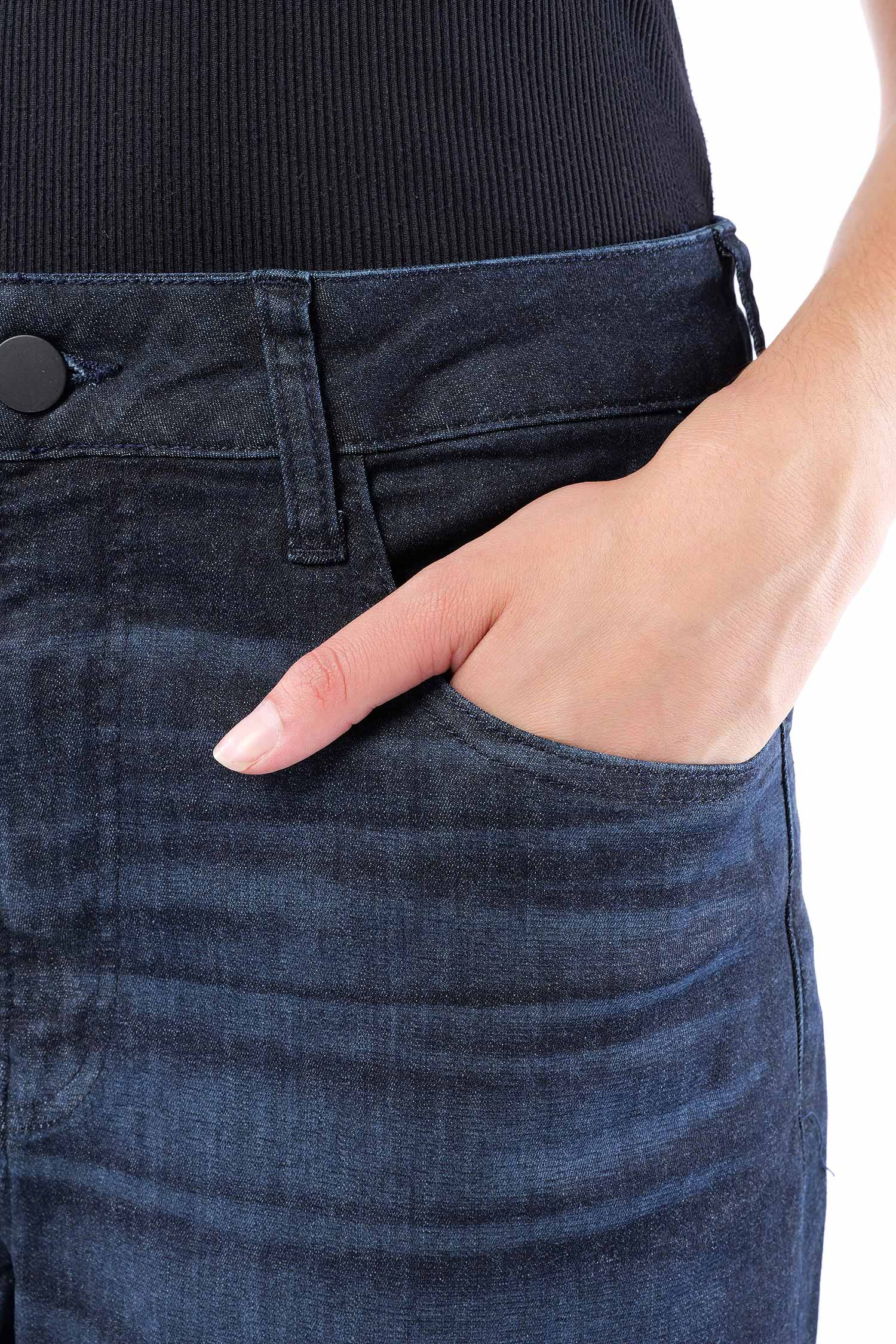 Weite Jeanshose - Darkblue - 10019