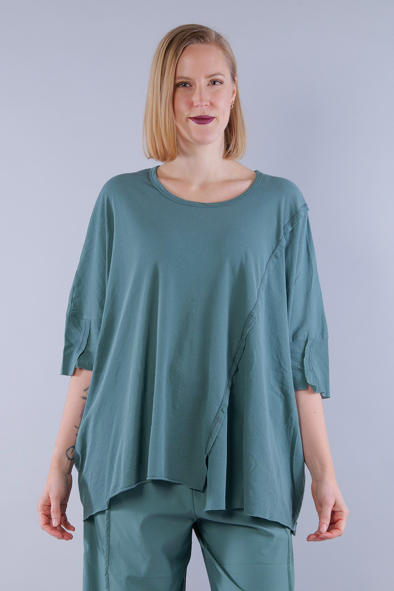 Oversize T-Shirt - Grass - 1263230504