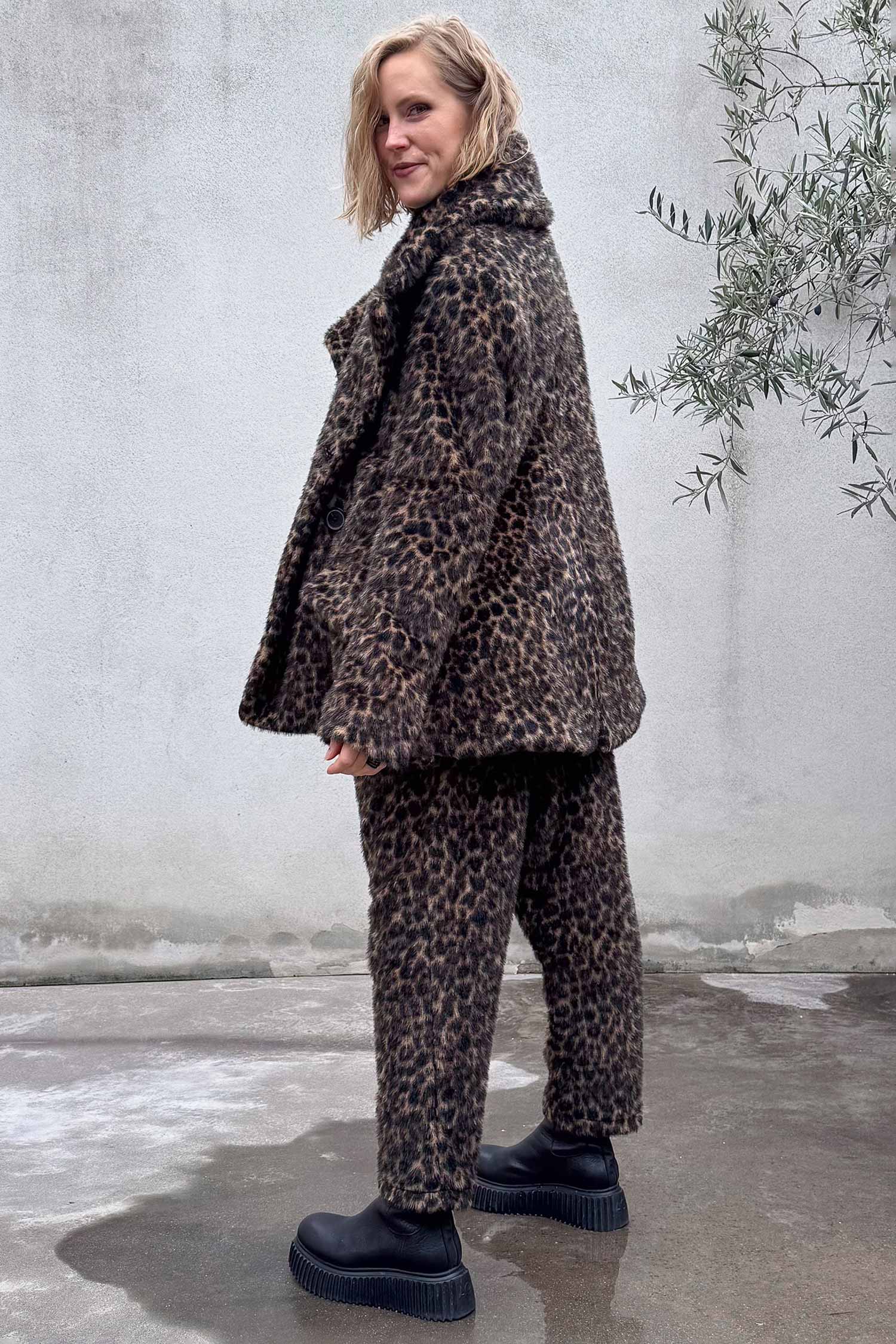 Oversize Leofell-Jacke - Leo jacquard - 2261191102