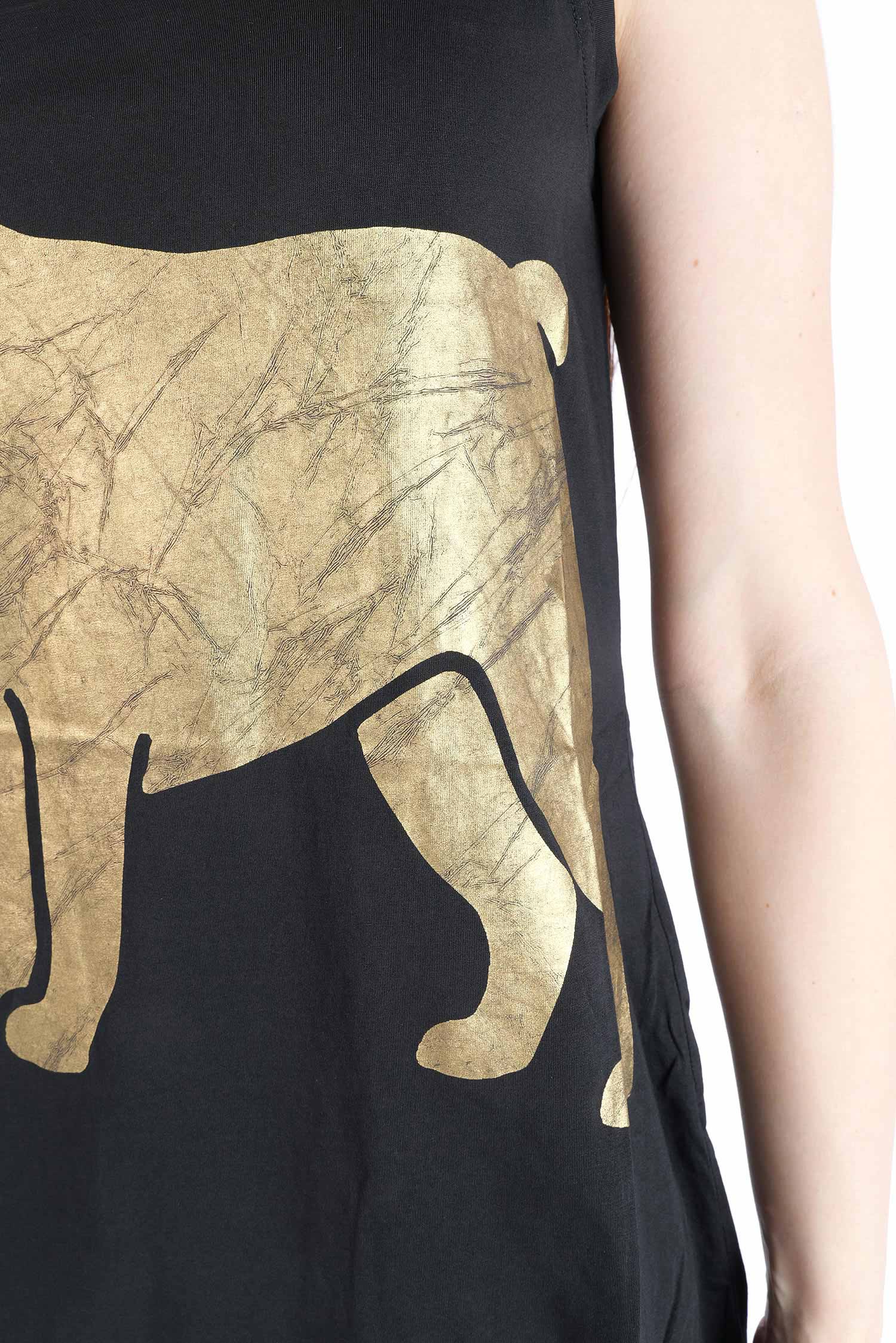 Top mit Print - Black print - 2261300805