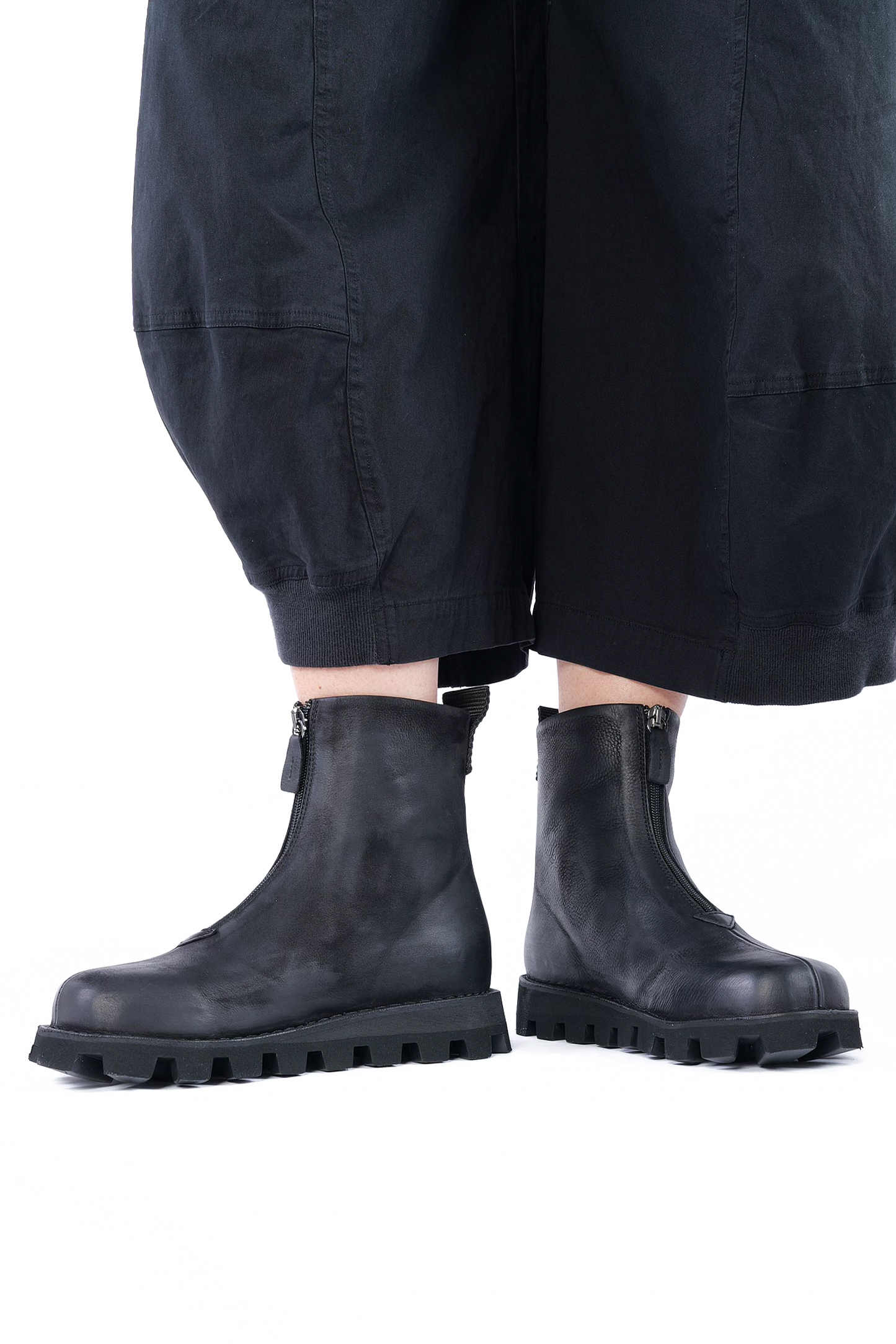 Boots mit Reißverschluss - Schwarz - 9230
